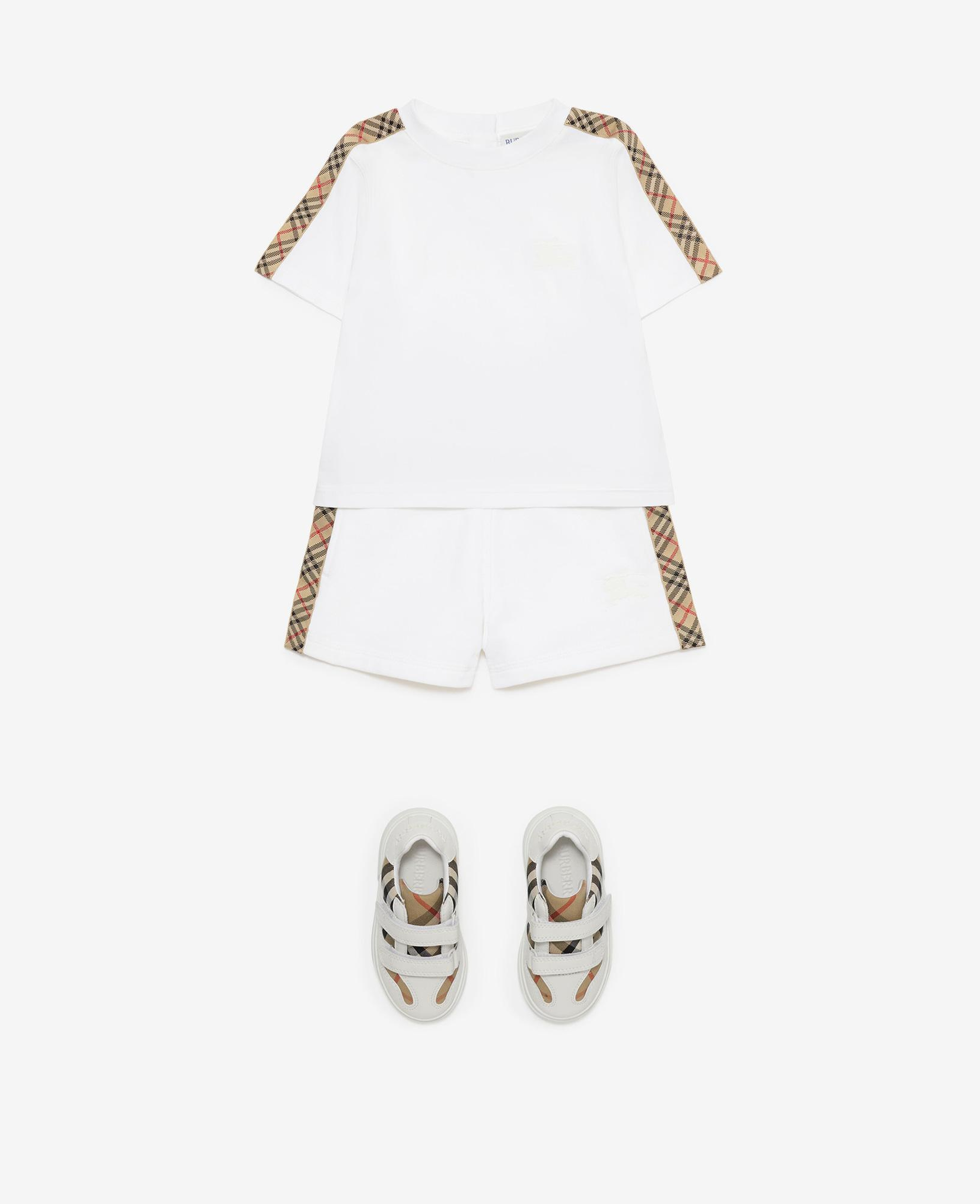 Burberry Çocuk Beyaz T-Shirt