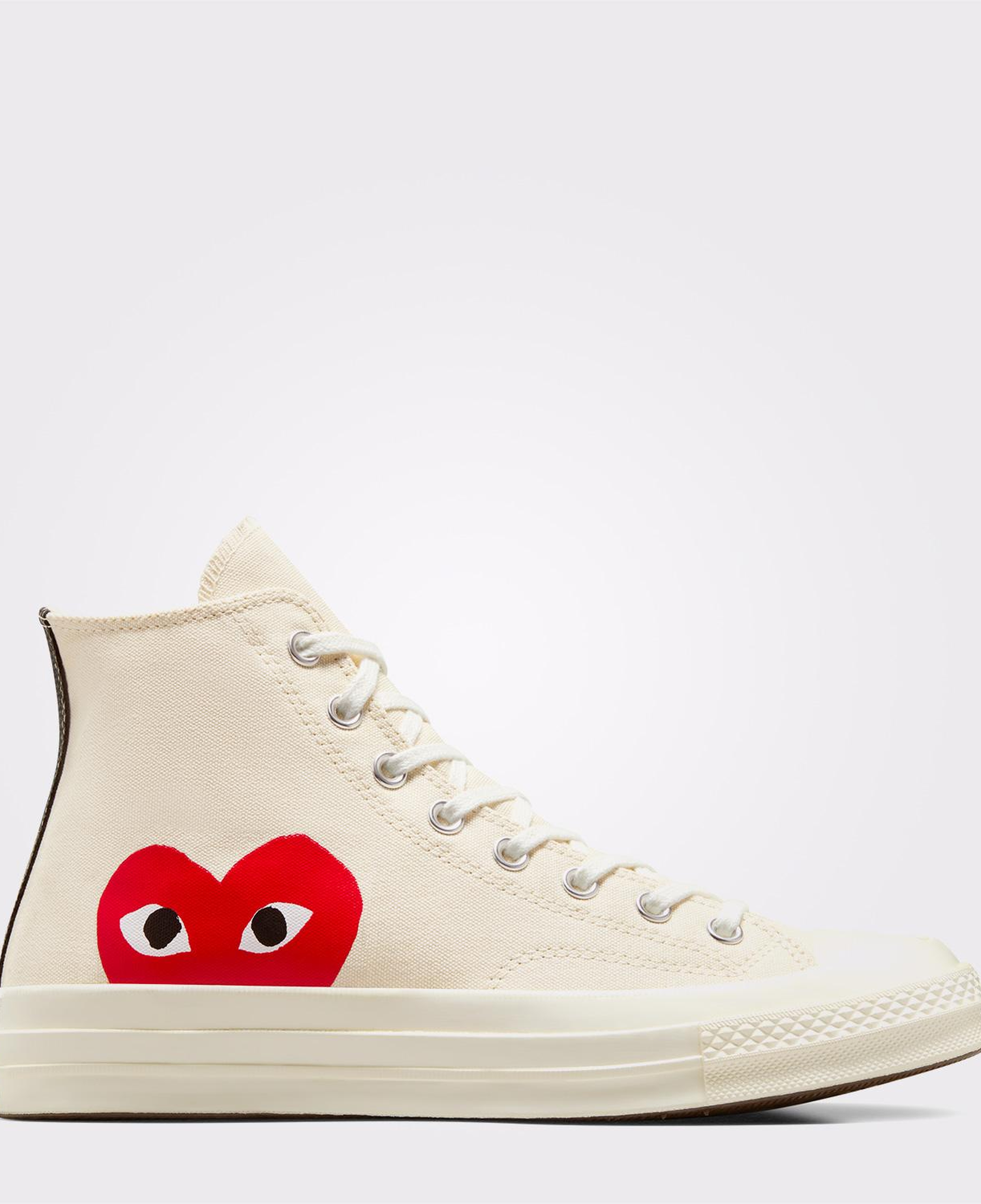 Converse X Comme Des Garçons Play Chuck 70 Unisex Krem Sneaker
