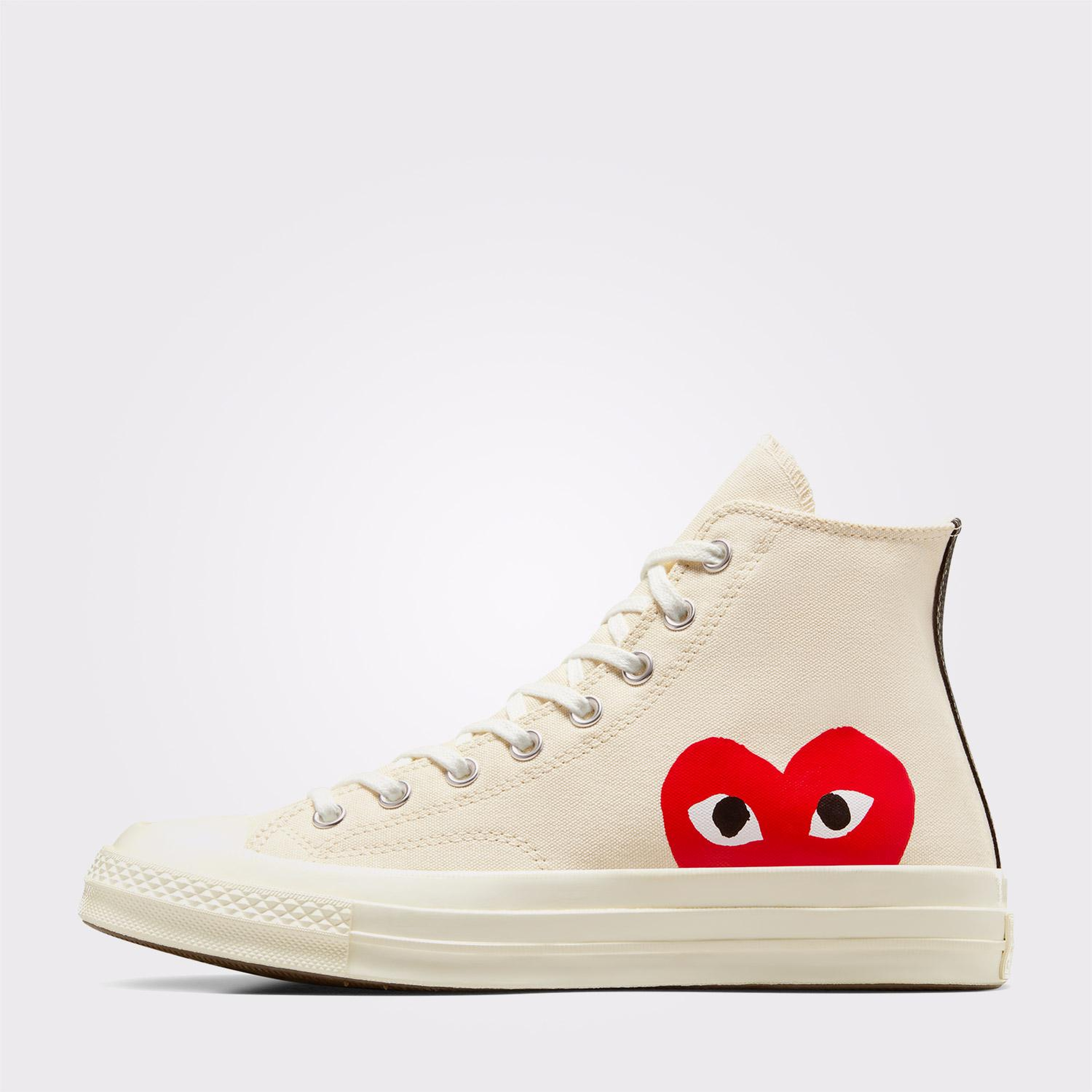 Converse X Comme Des Garçons Play Chuck 70 Unisex Krem Sneaker