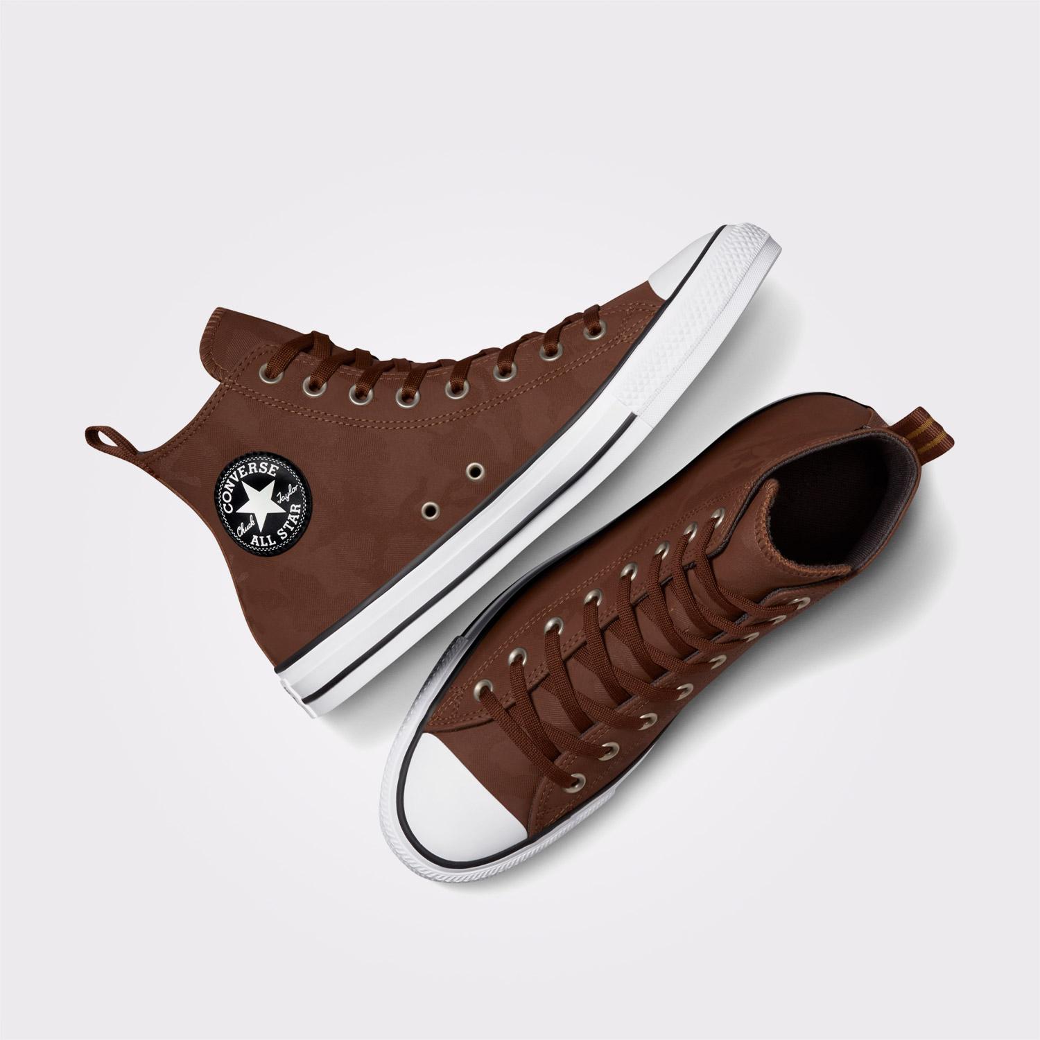 Converse Chuck Taylor All Star Unisex Kahverengi Deri Bot
