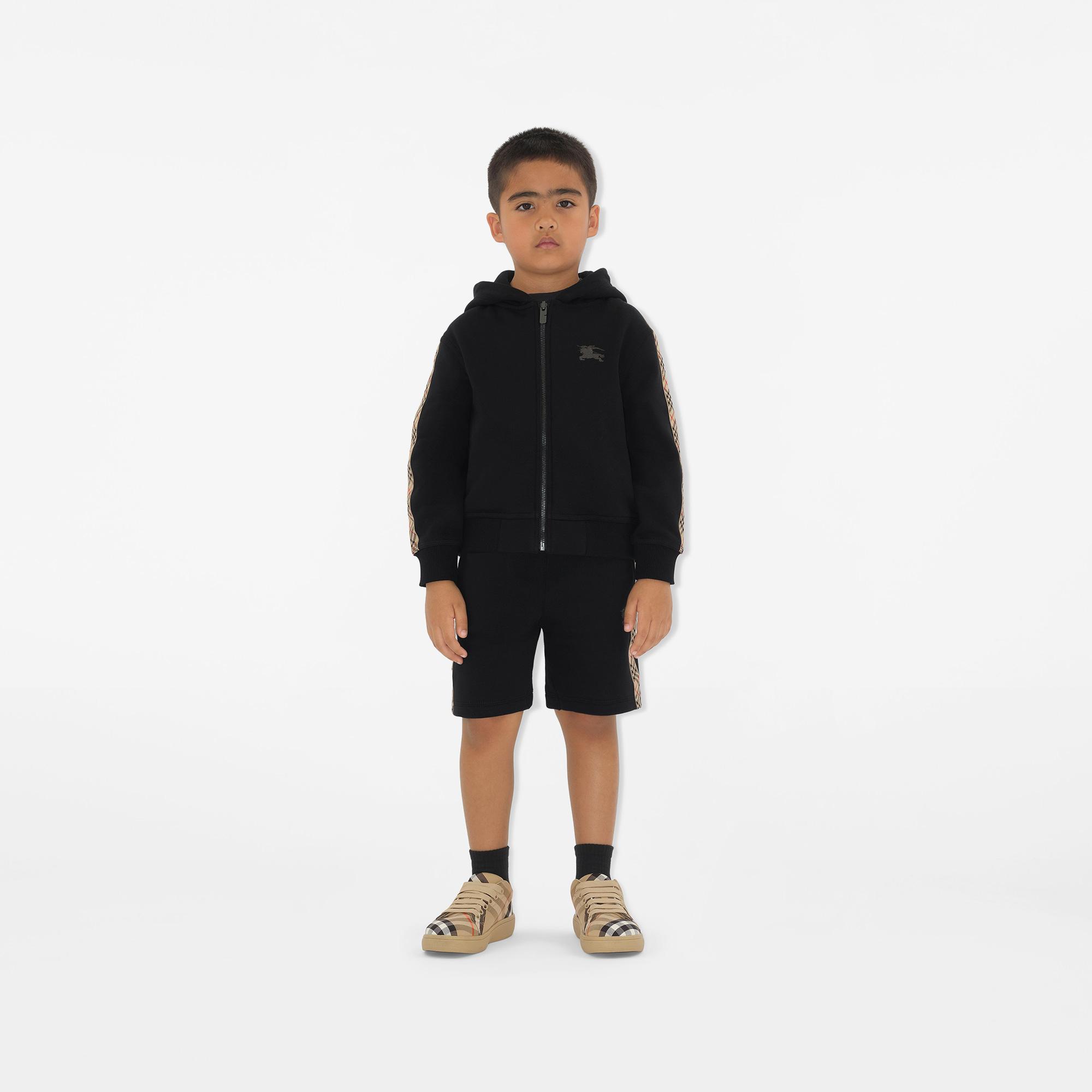 Burberry Çocuk Siyah Hoodie
