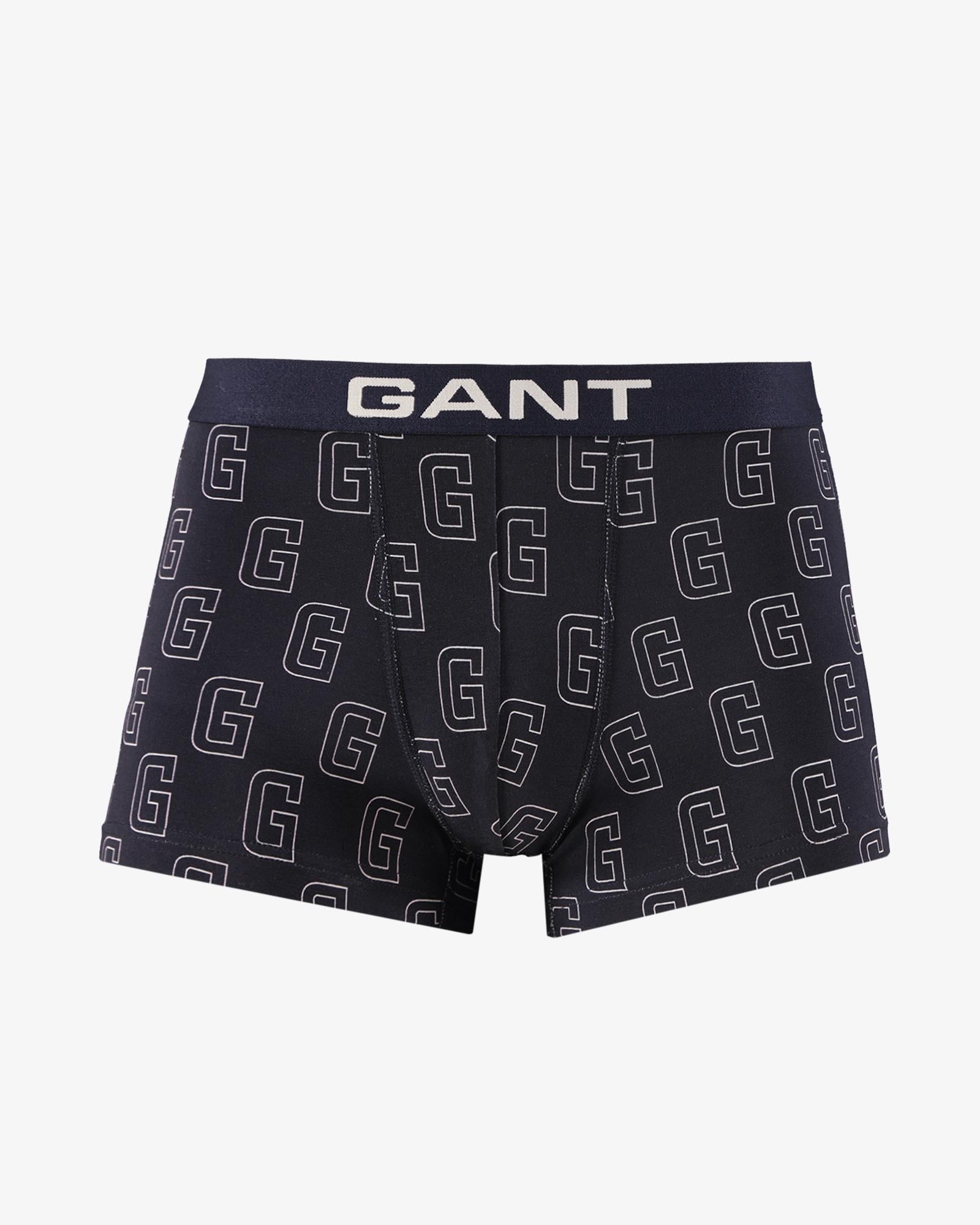 GANT Erkek Lacivert Logolu 3'lü Boxer