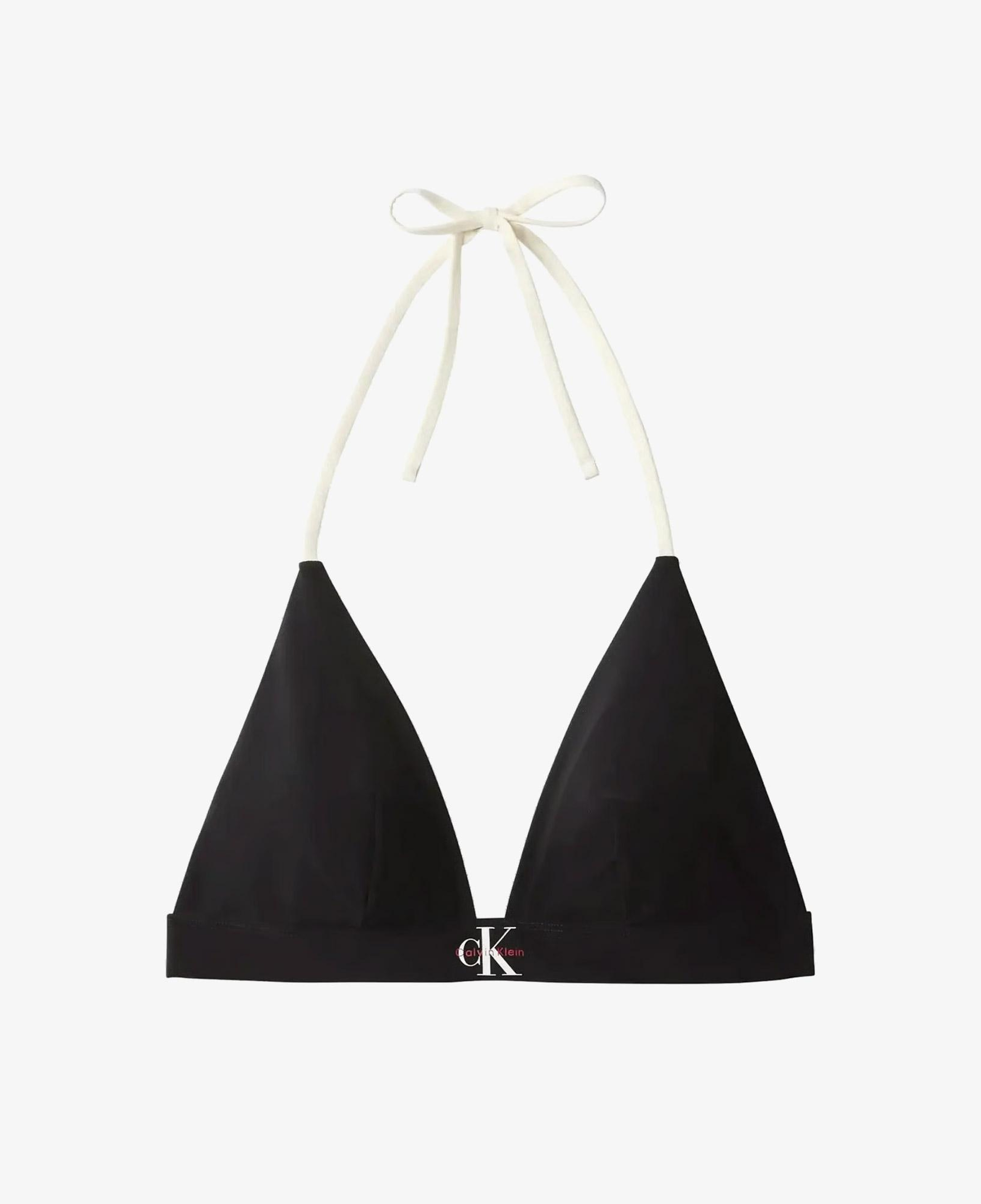 Calvin Klein Triangle Kadın Siyah Bikini Üstü