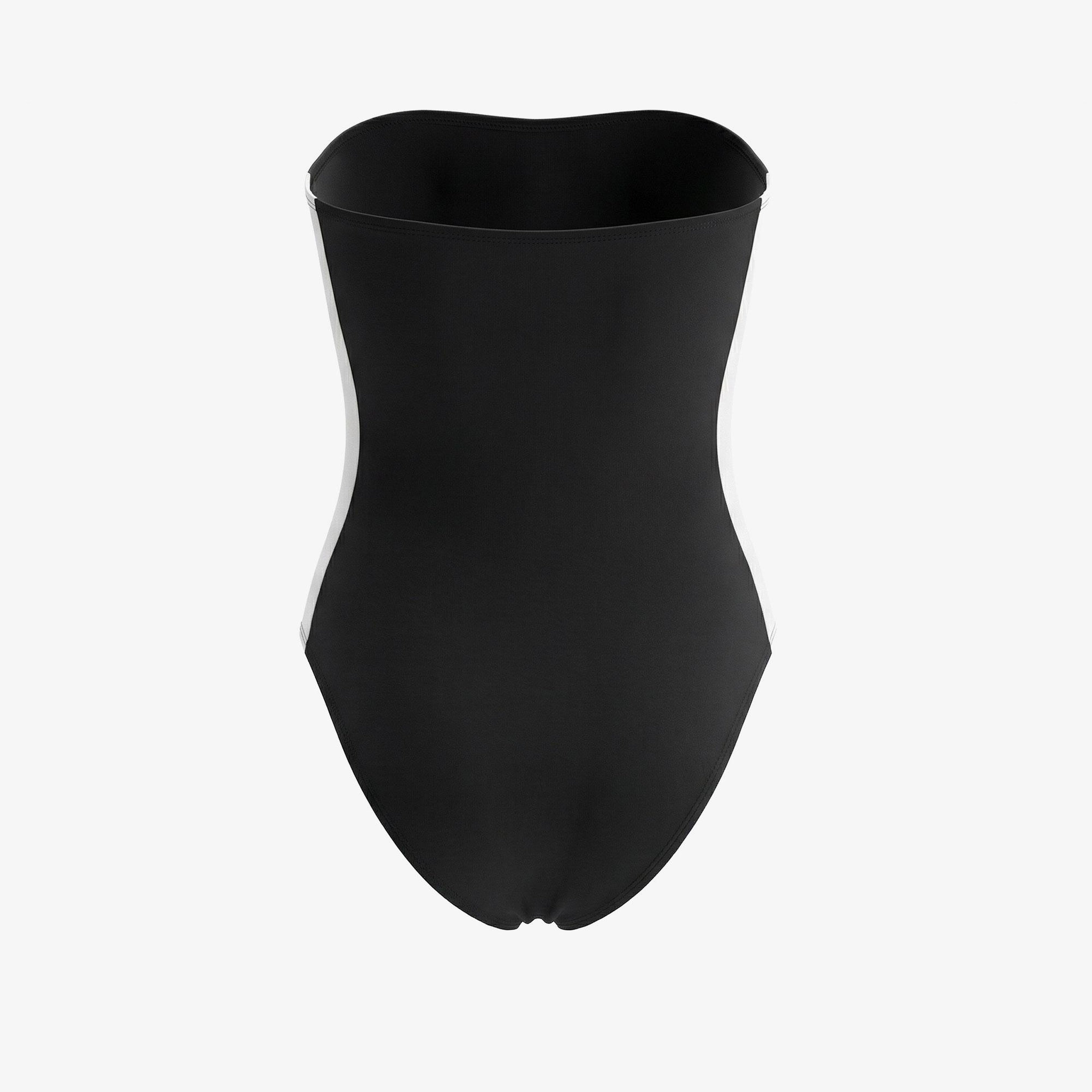 Calvin Klein Strapless One Piece Kadın Siyah Mayo