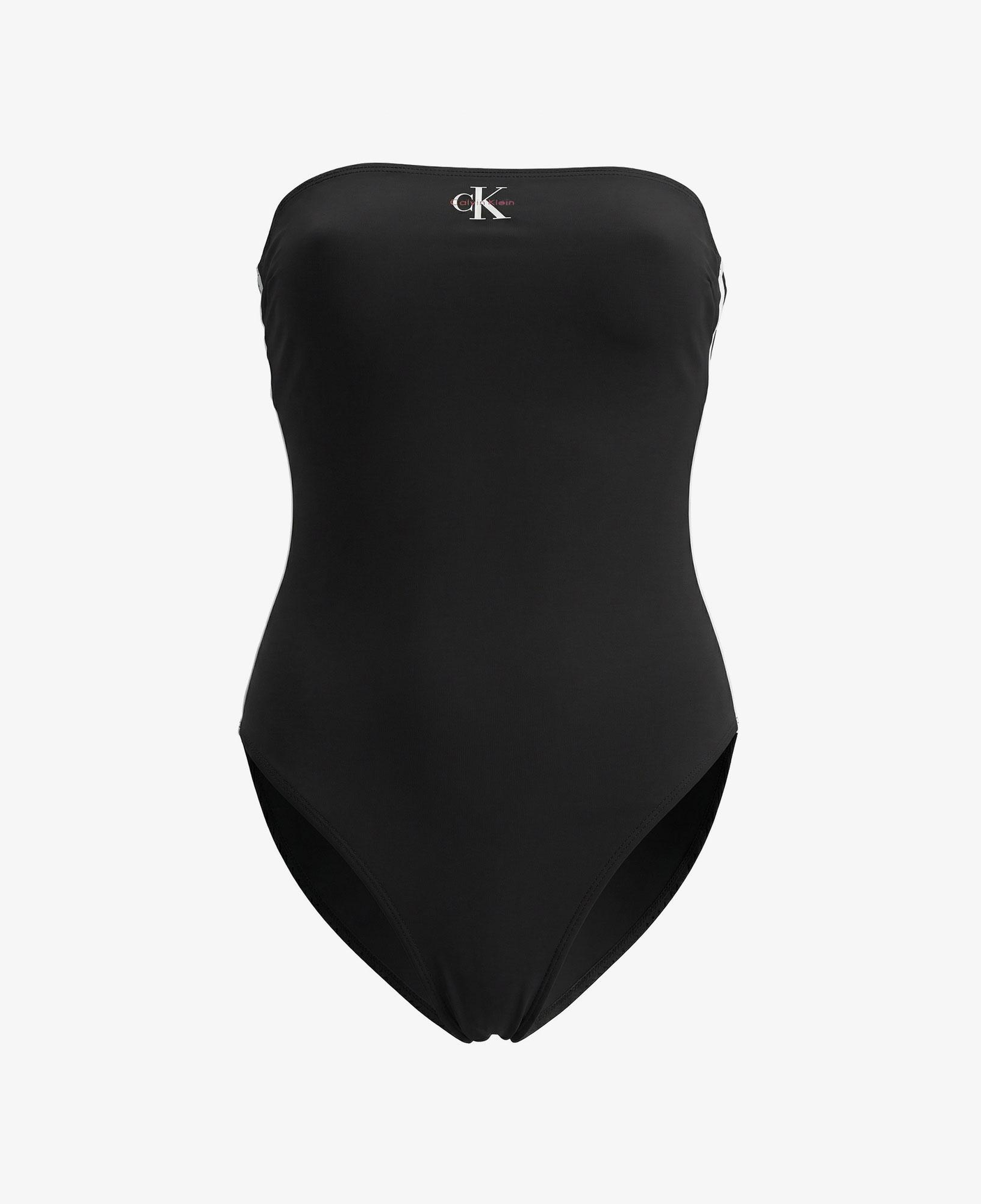 Calvin Klein Strapless One Piece Kadın Siyah Mayo