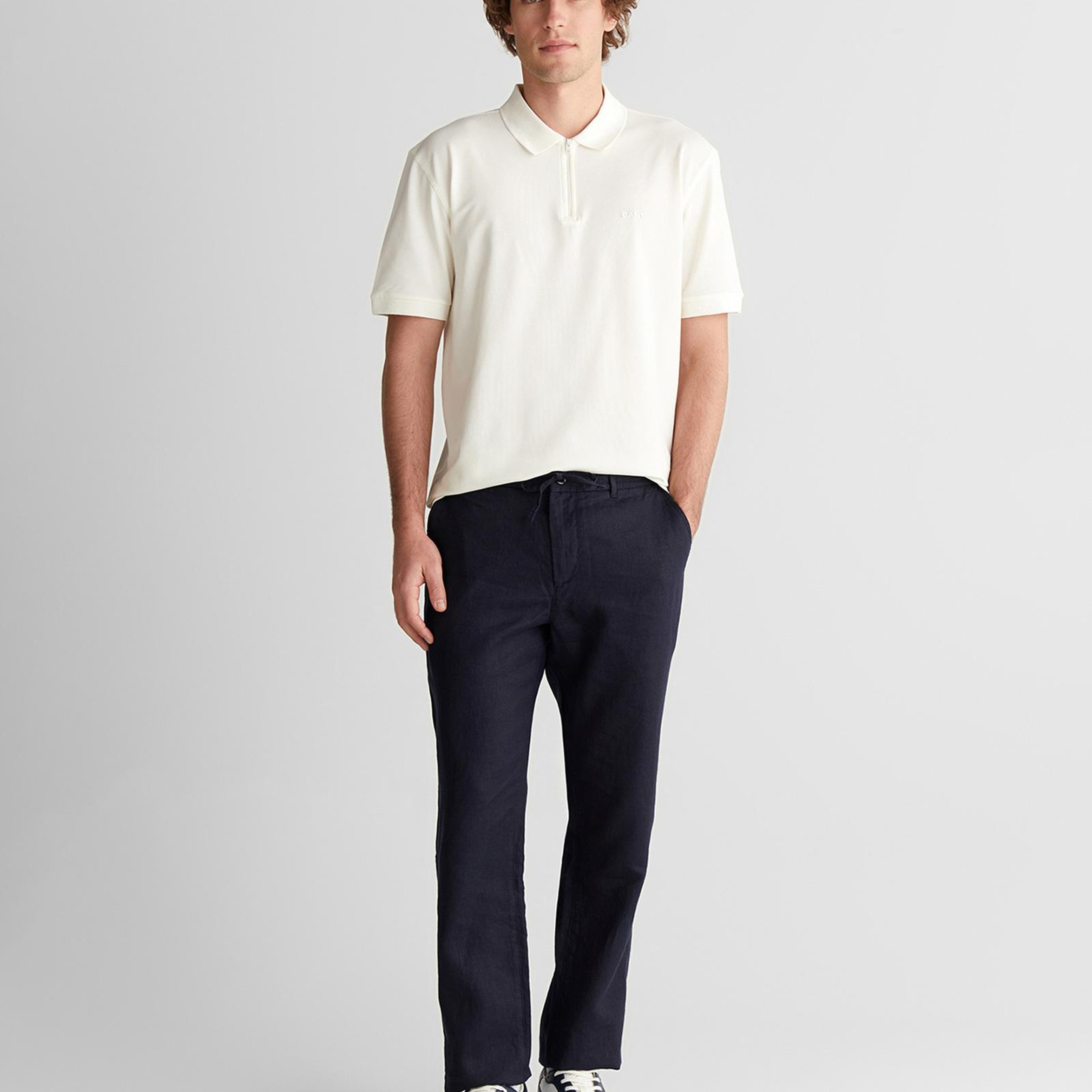 GANT Erkek Lacivert Regular Fit Pantolon