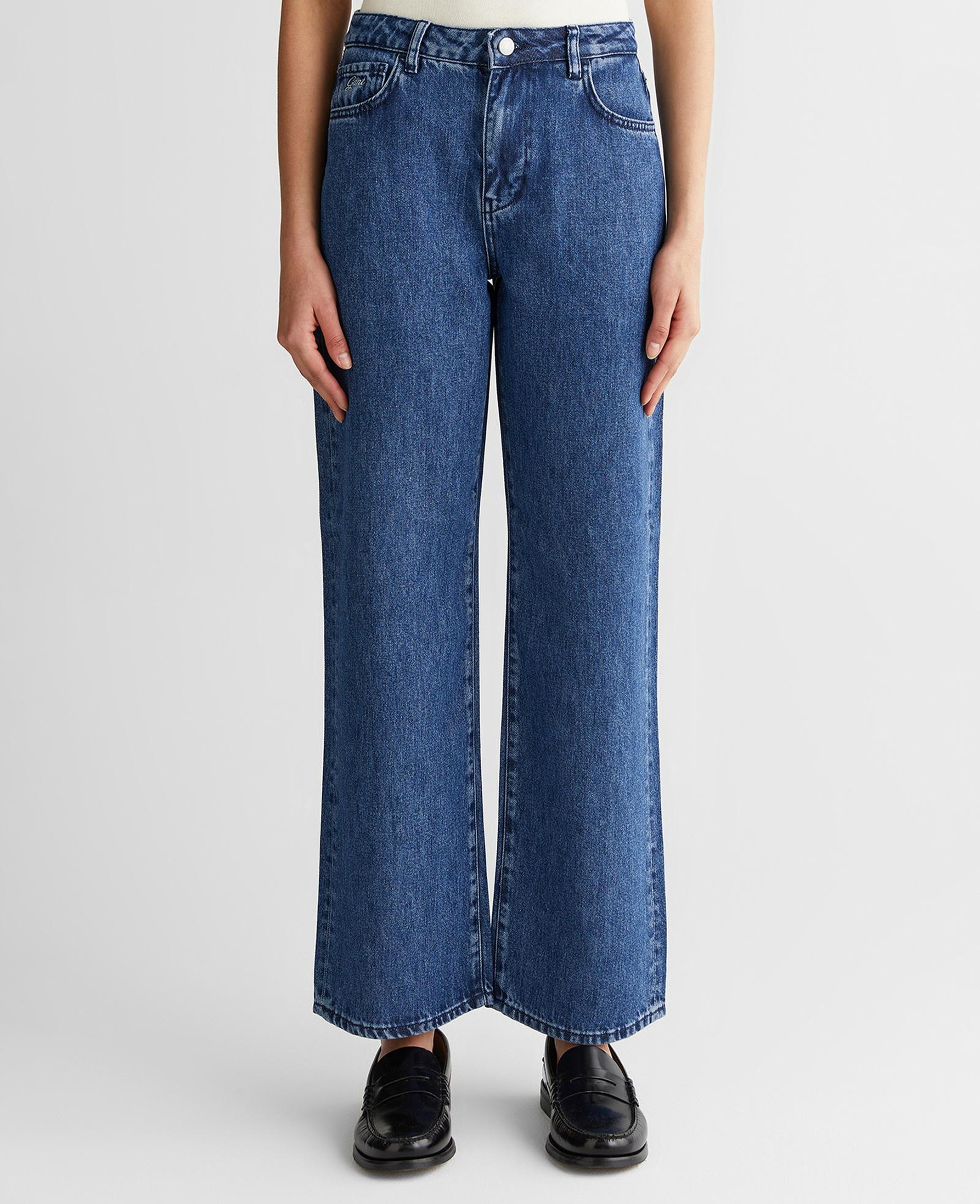 GANT Kadın Mavi Straight Fit Jean