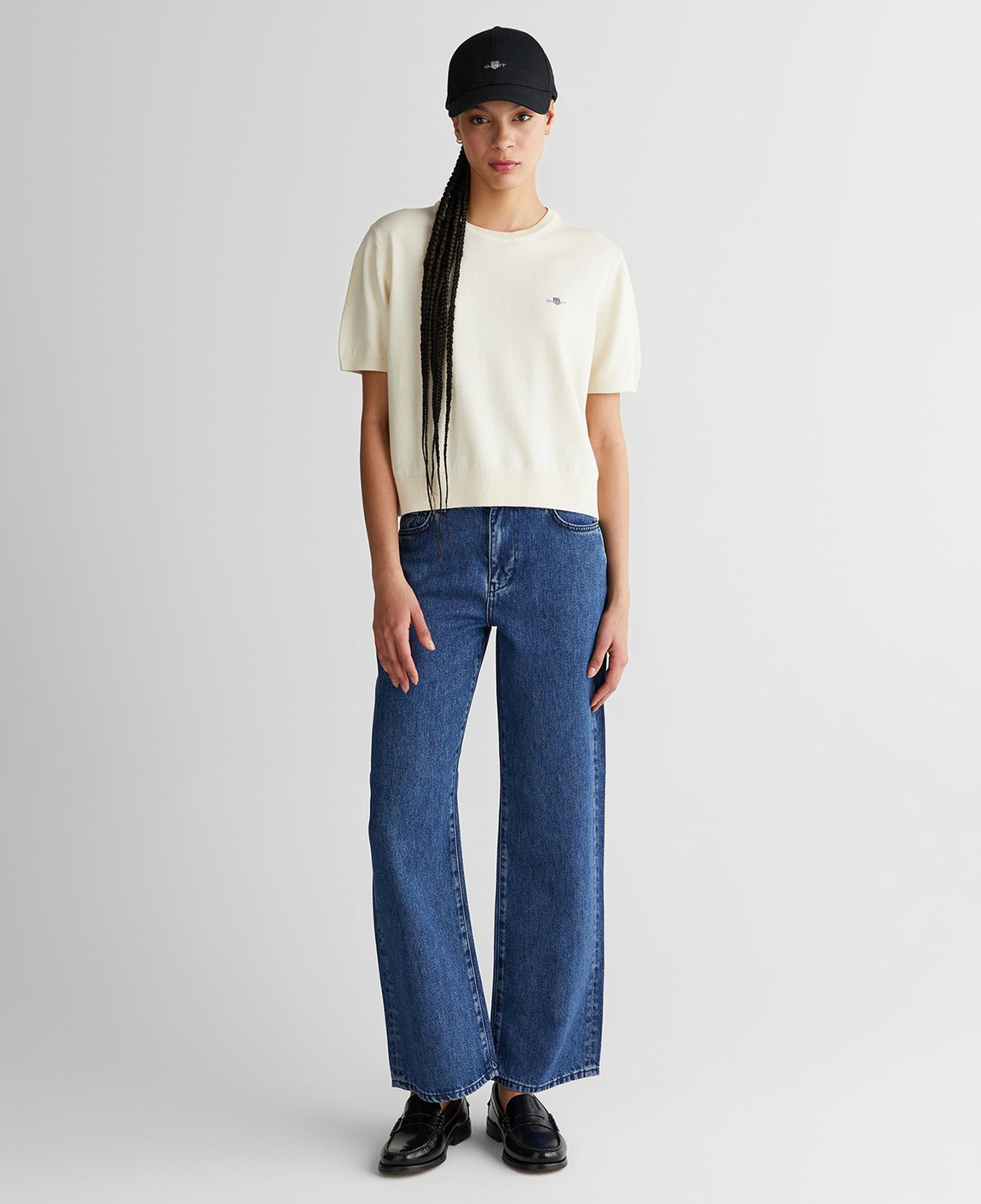 GANT Kadın Mavi Straight Fit Jean