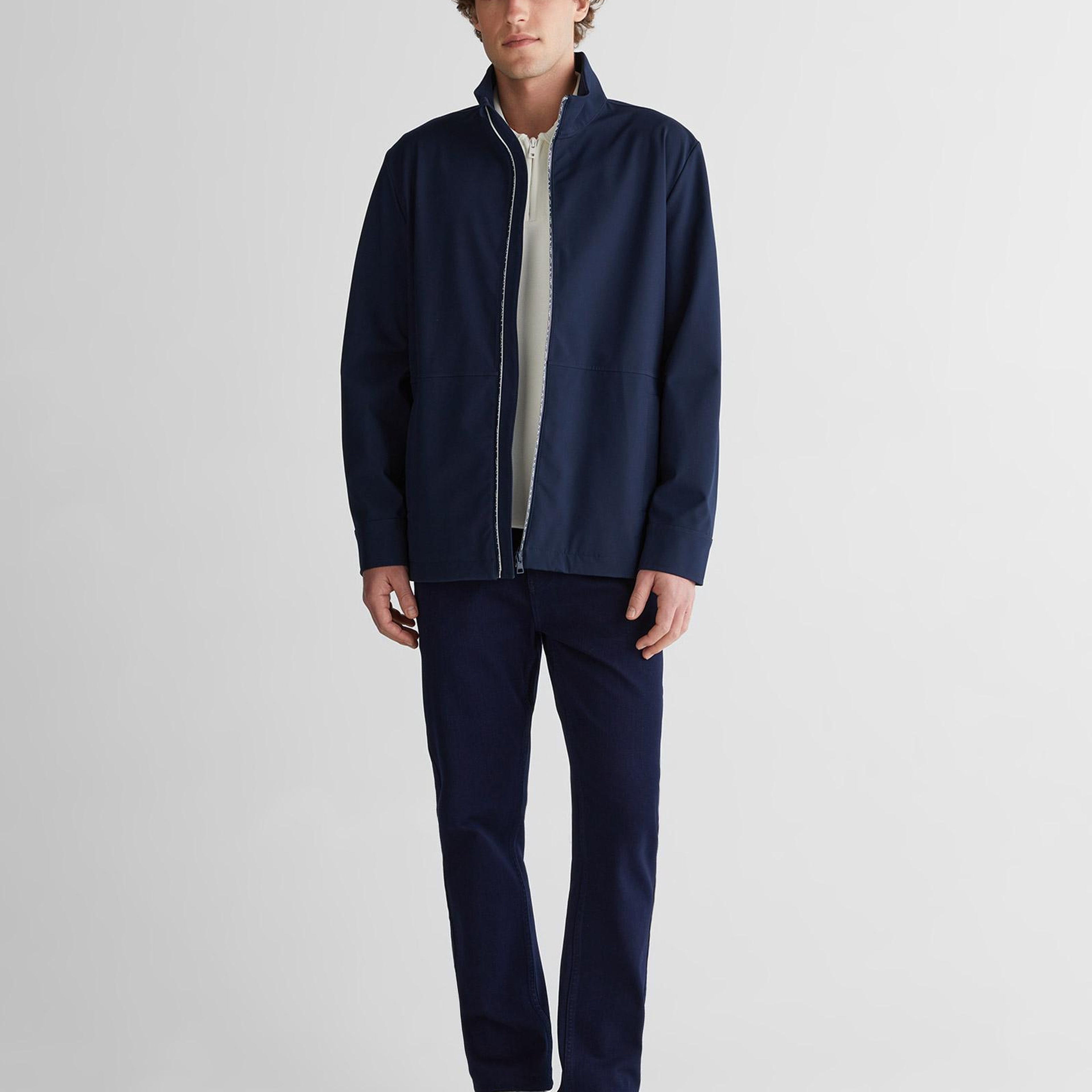 GANT Erkek Mavi Regular Fit Logolu Jean