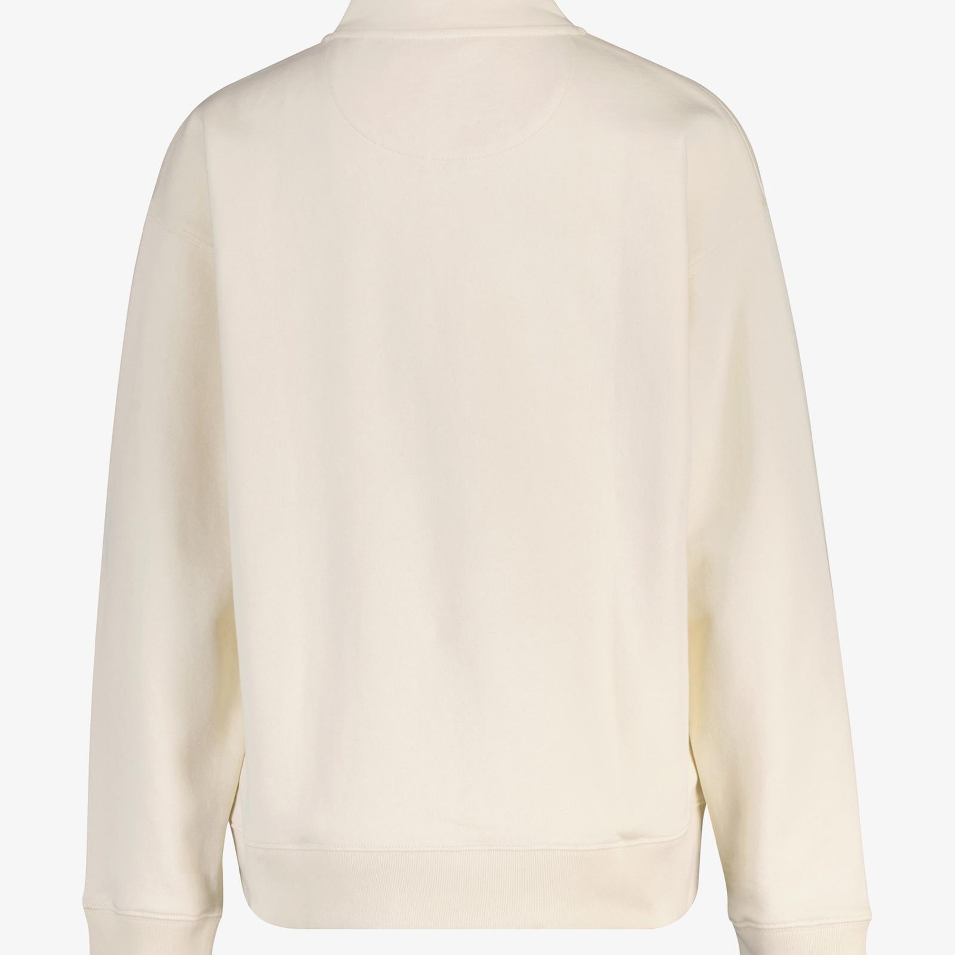 GANT Kadın Krem Yarım Fermuarlı Sweatshirt