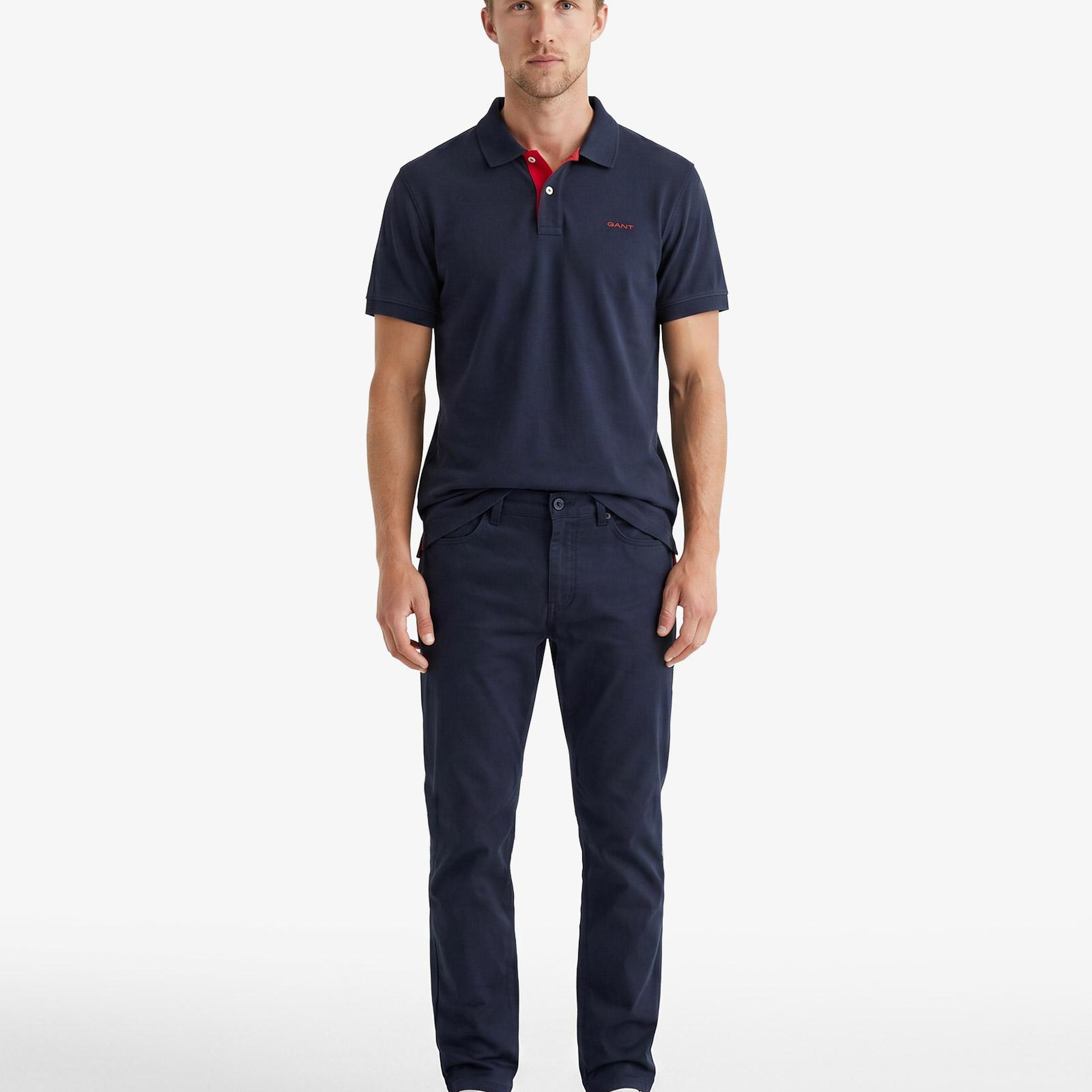 GANT Erkek Lacivert Slim Fit Pantolon