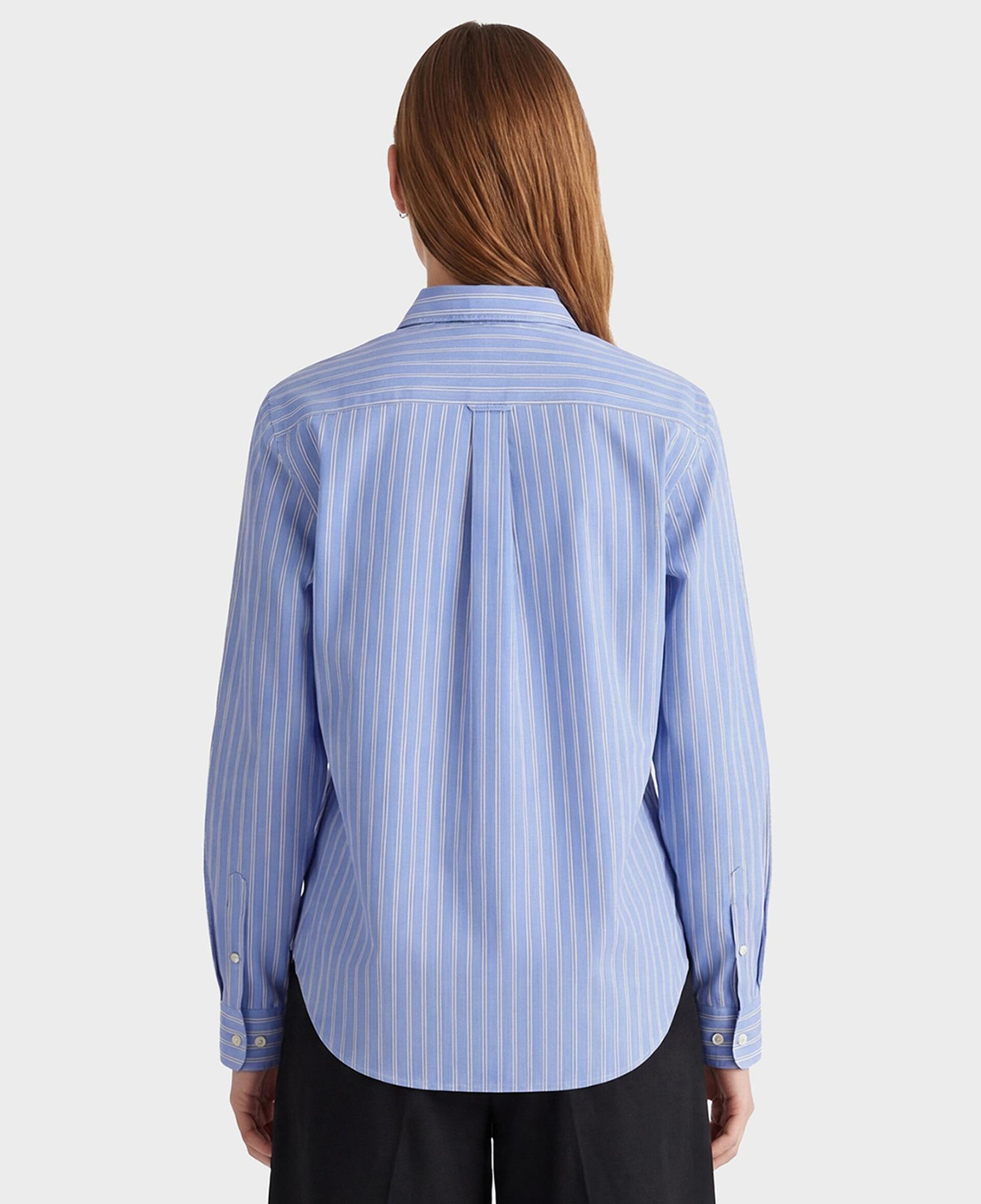 GANT Kadın Mavi Regular Fit Çizgili Gömlek