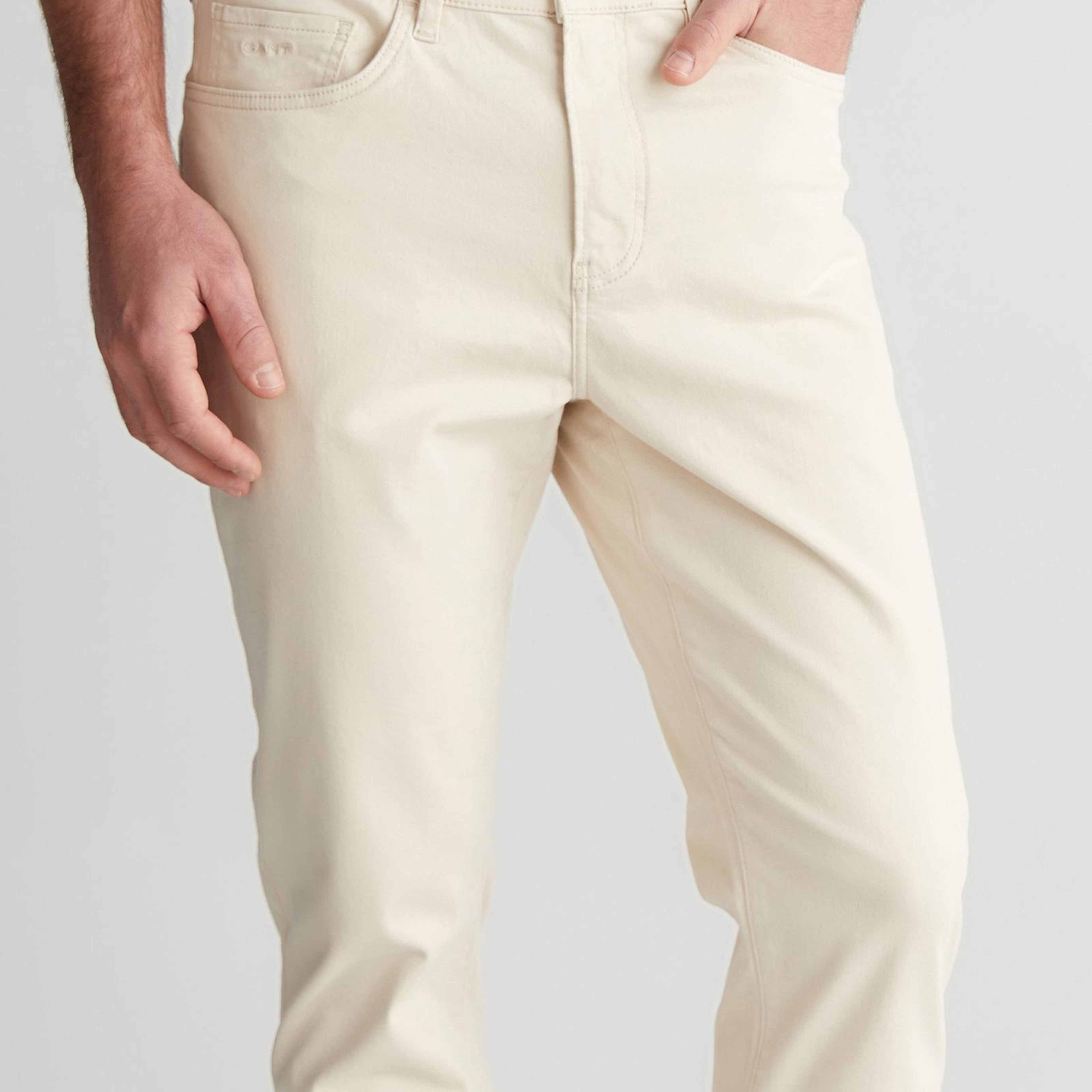 GANT Erkek Bej Slim Fit Pantolon