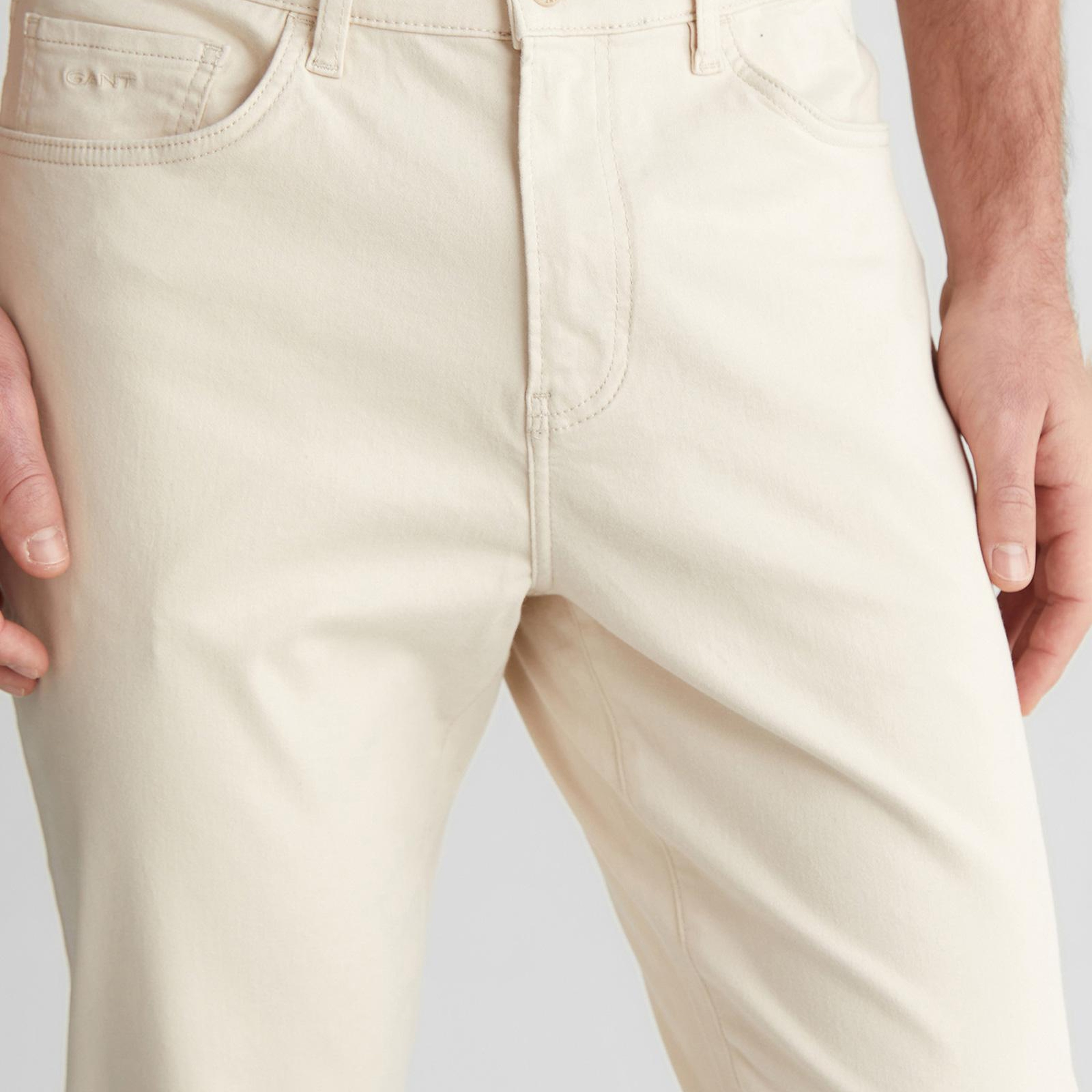 GANT Erkek Bej Slim Fit Pantolon