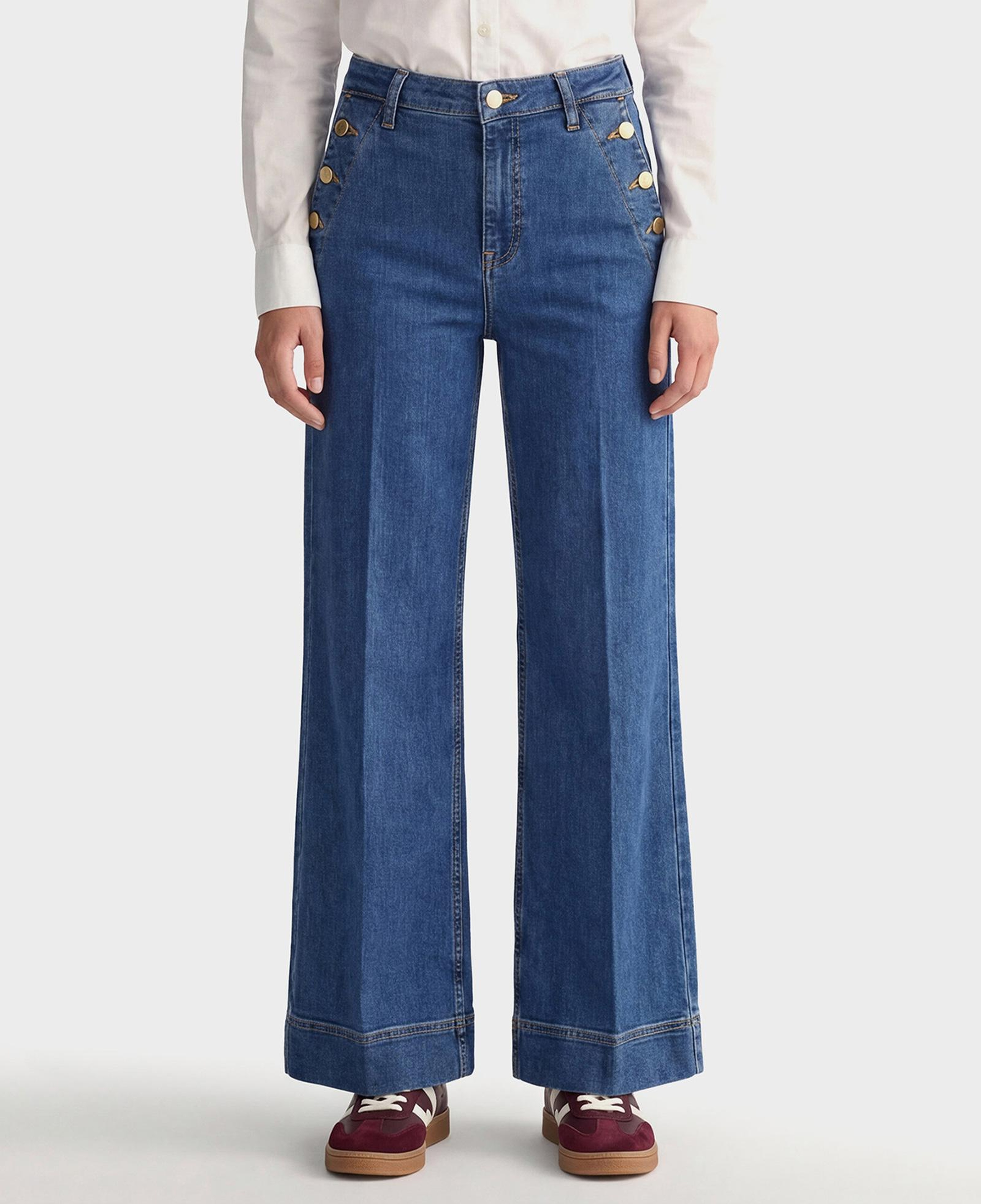 GANT Kadın Mavi Regular Fit Jean
