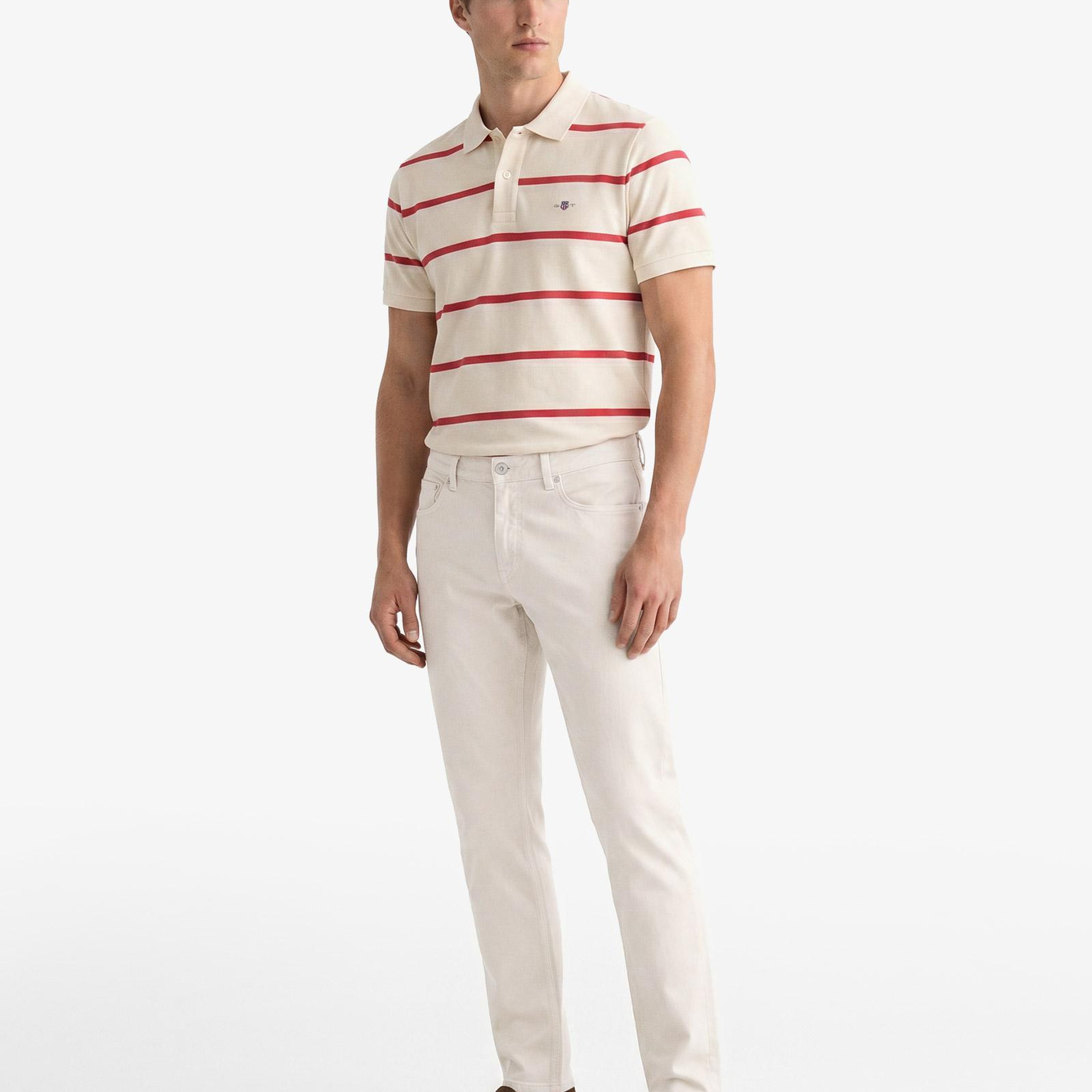 GANT Erkek Bej Slim Fit Jean