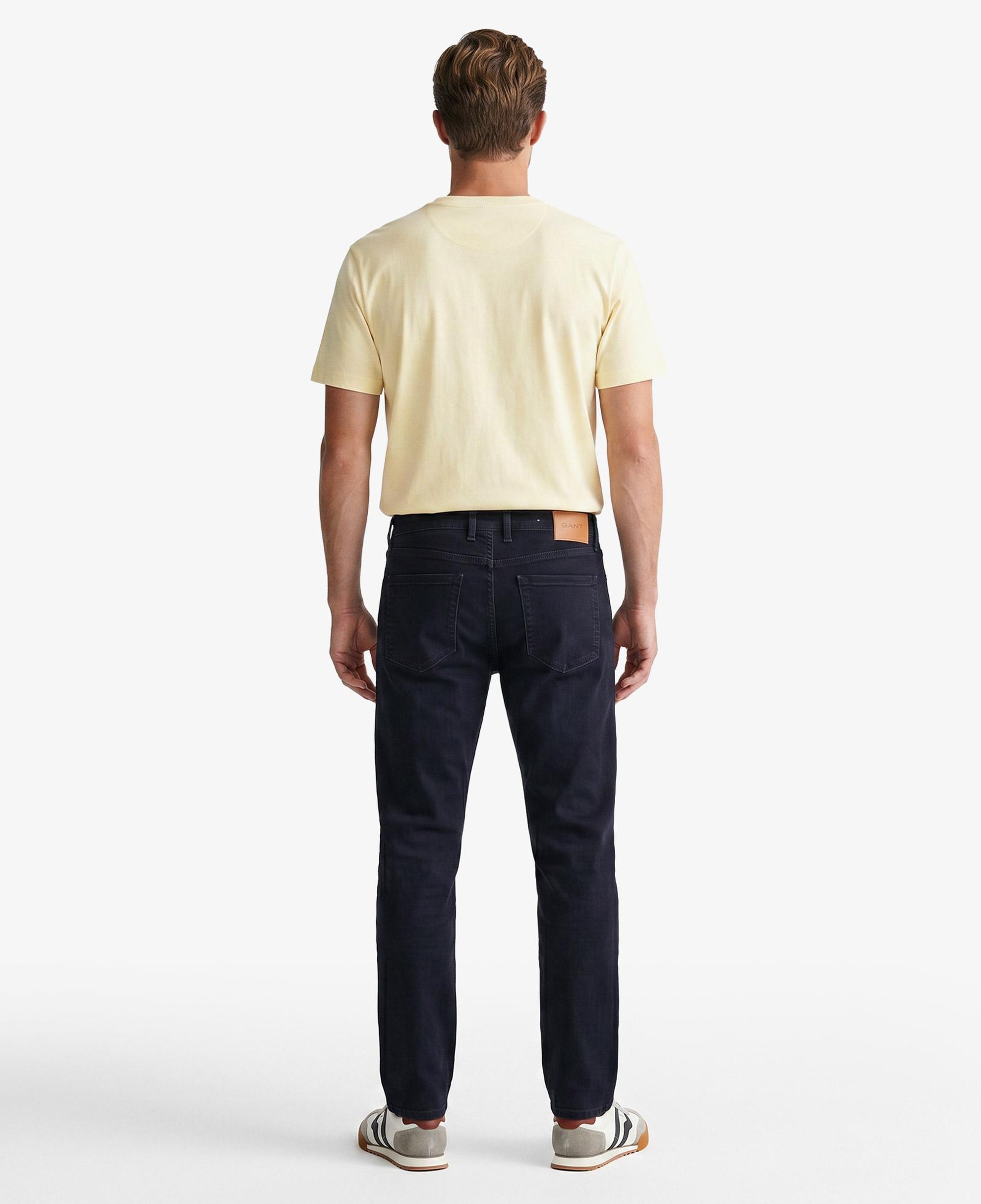 GANT Erkek Lacivert Regular Fit Logolu Jean