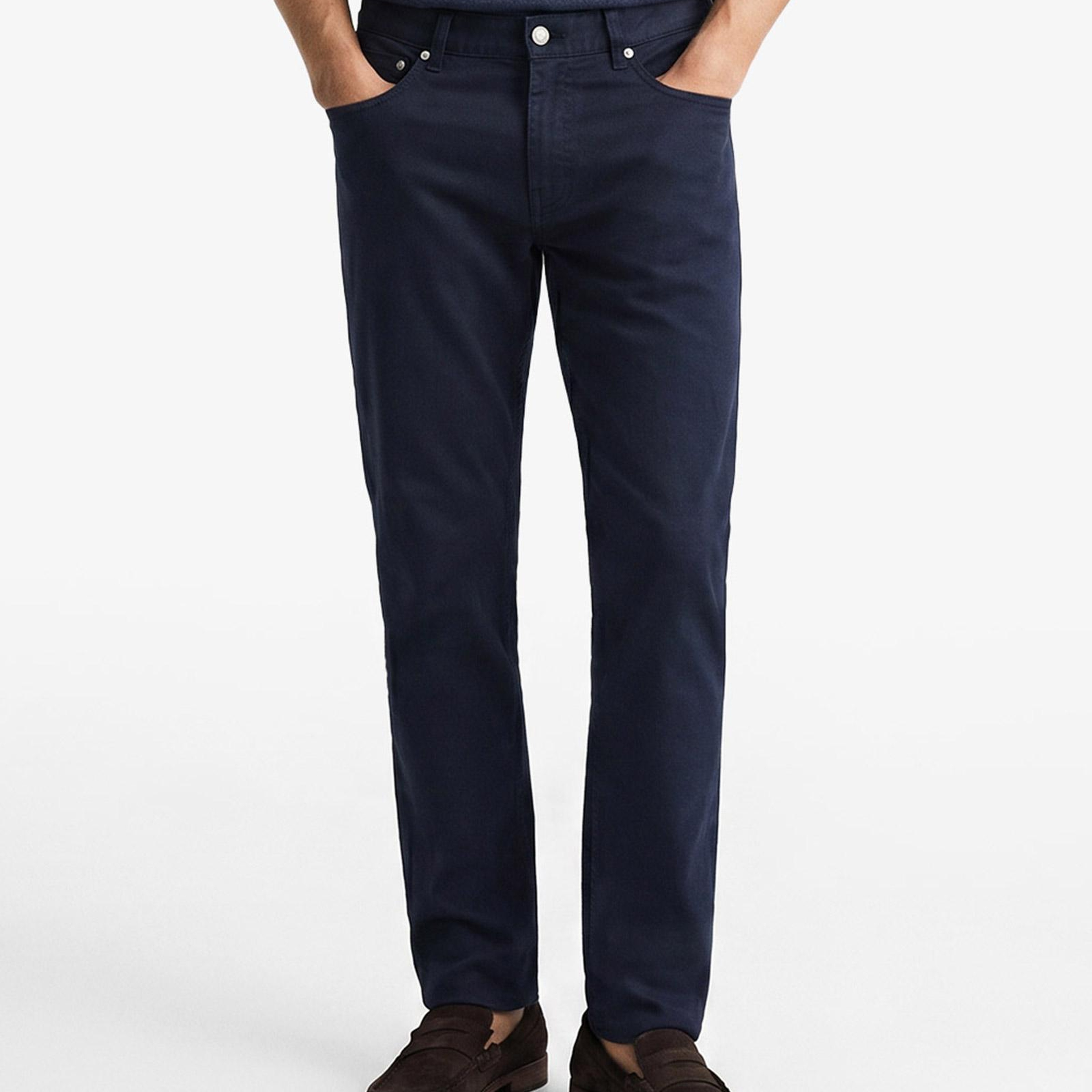 GANT Erkek Lacivert Slim Fit Jean