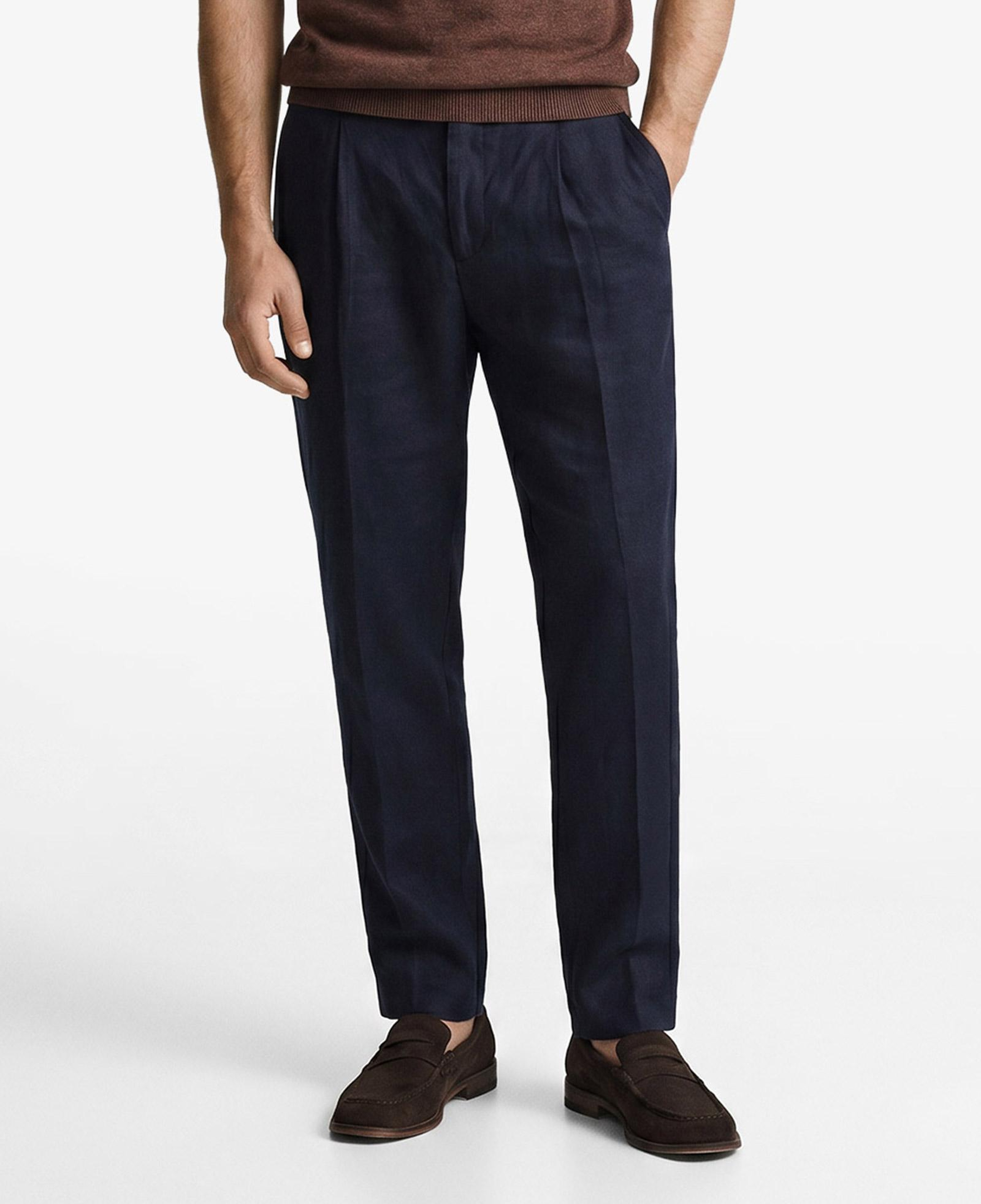 GANT Erkek Lacivert Regular Fit Pantolon