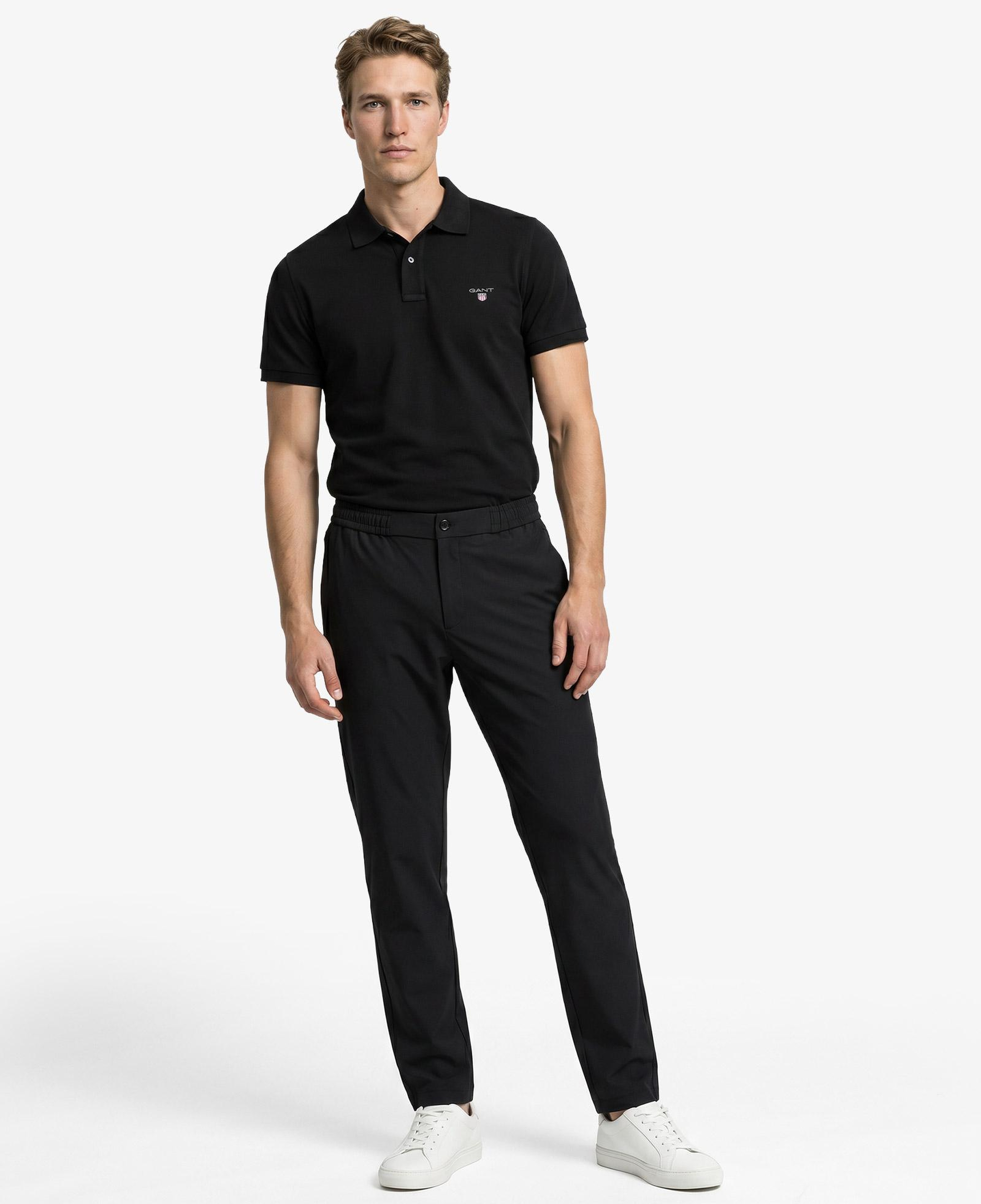 GANT Erkek Siyah Regular Fit Smart Jogger Pantolon