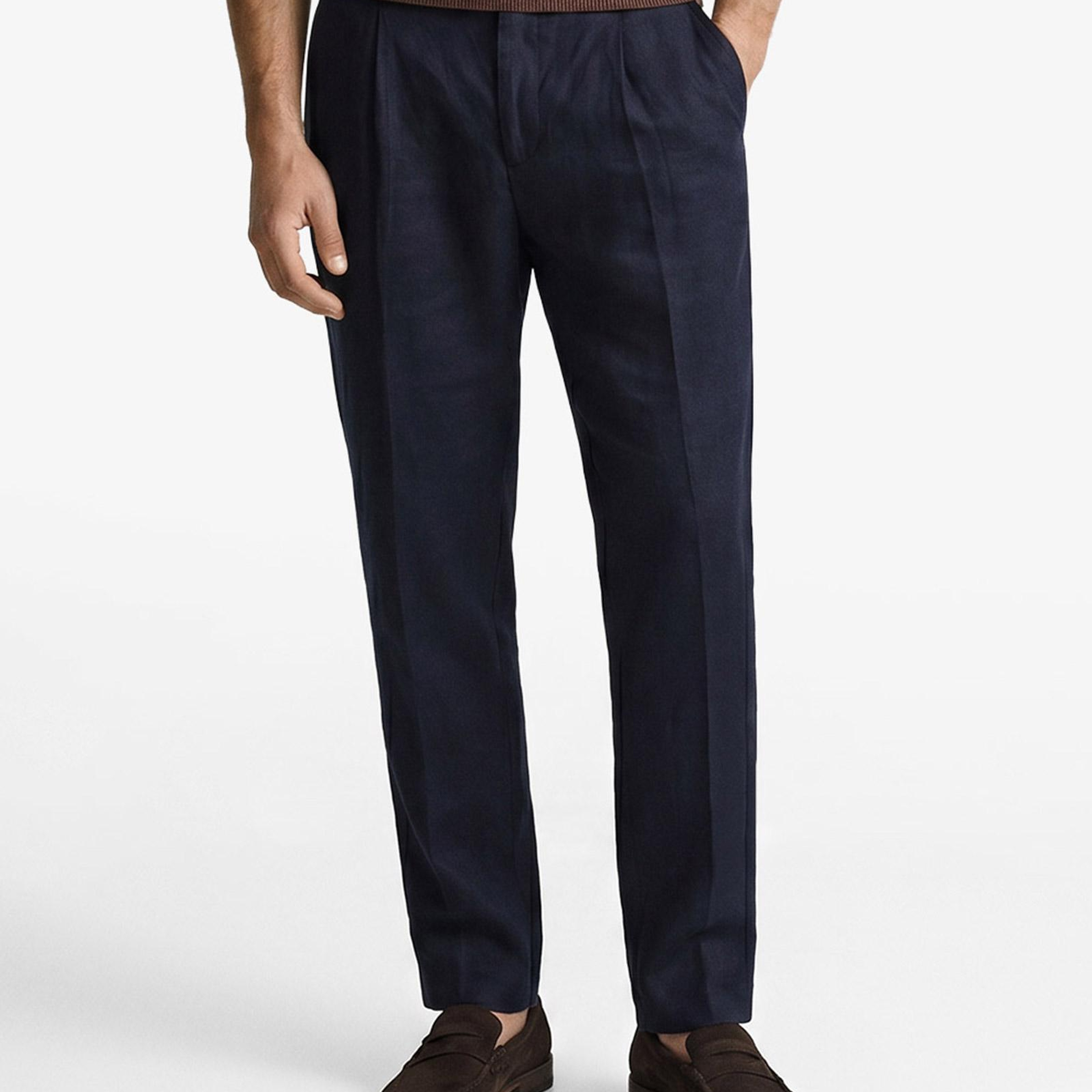 GANT Erkek Lacivert Regular Fit Pantolon