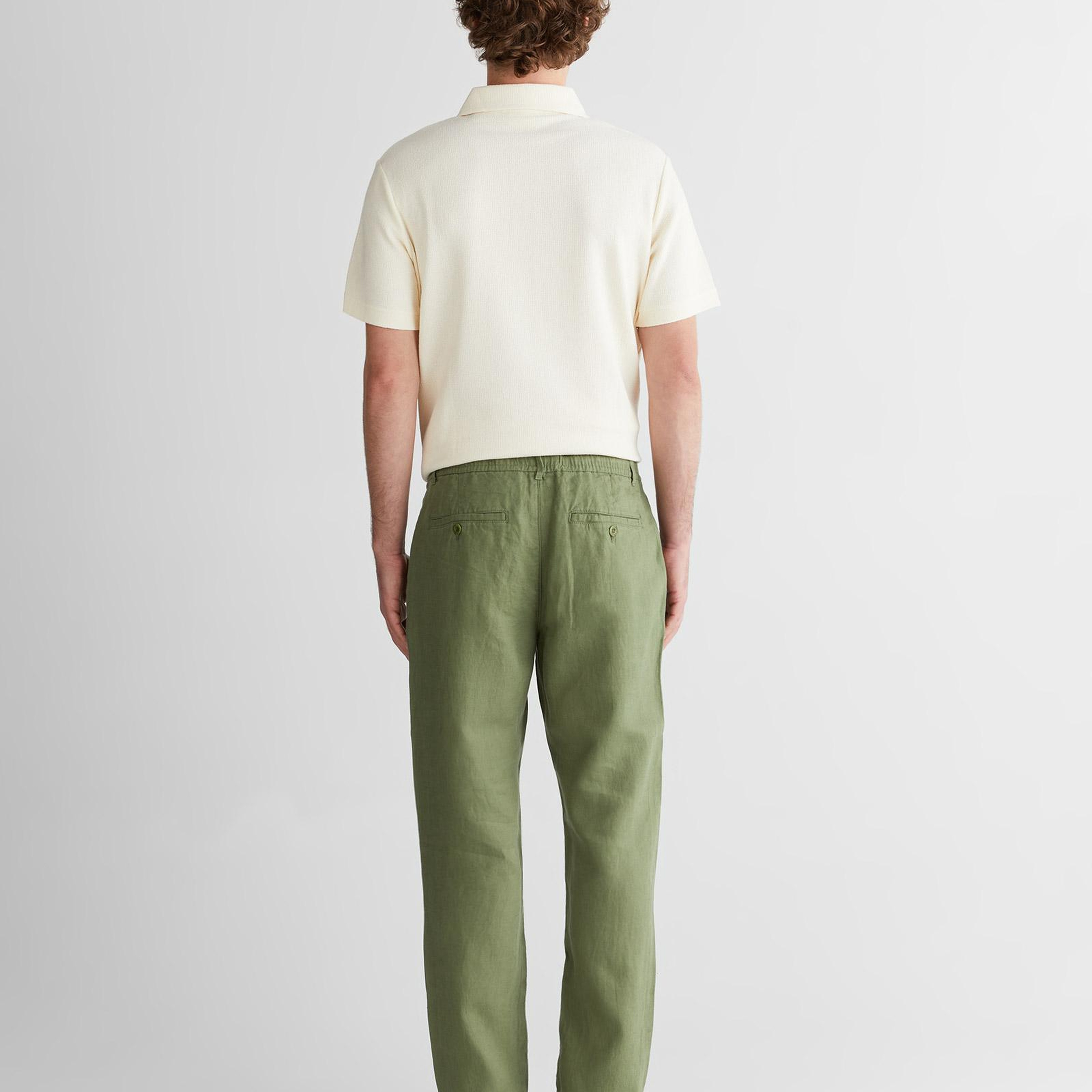 GANT Erkek Yeşil Regular Fit Pantolon