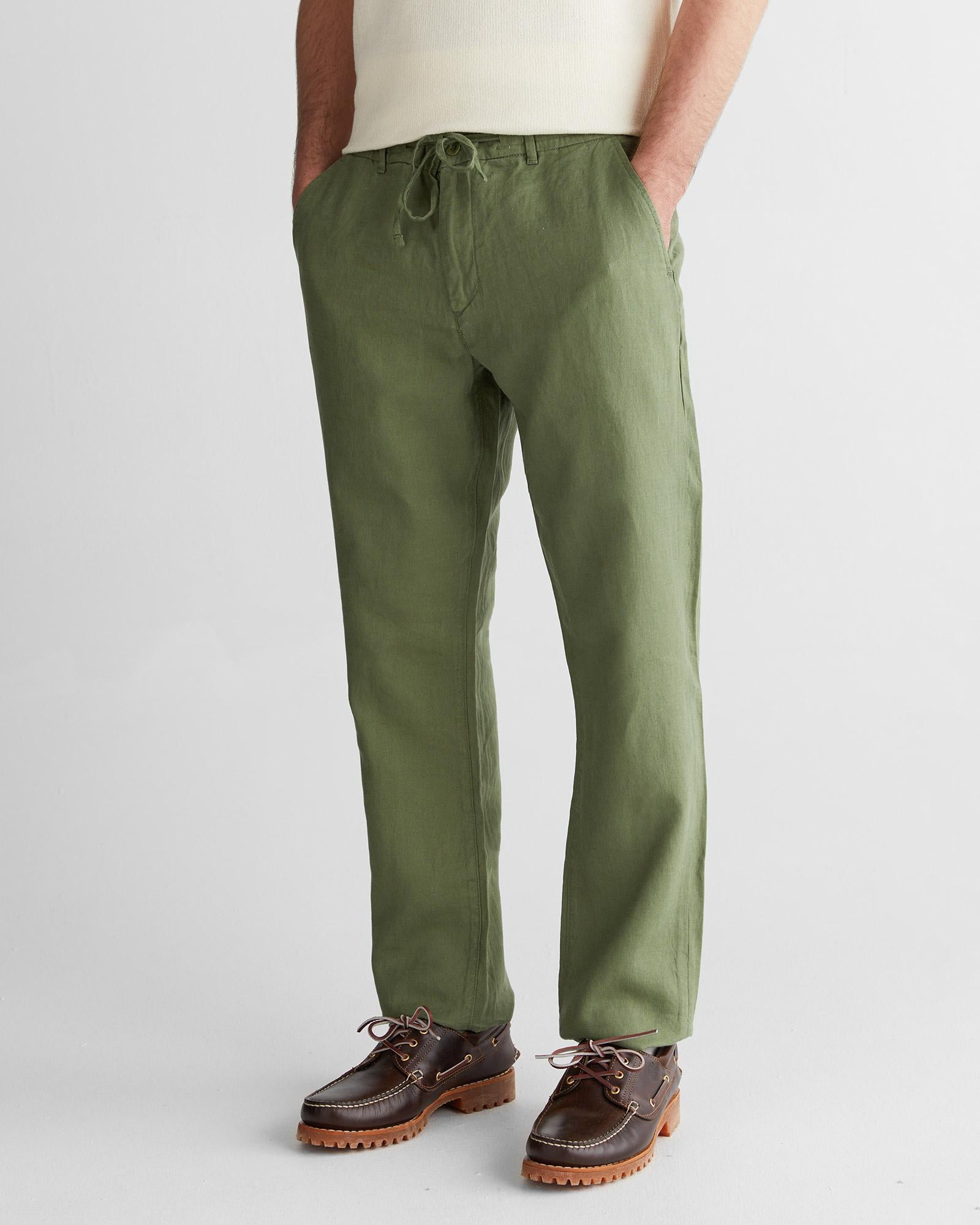 GANT Erkek Yeşil Regular Fit Pantolon