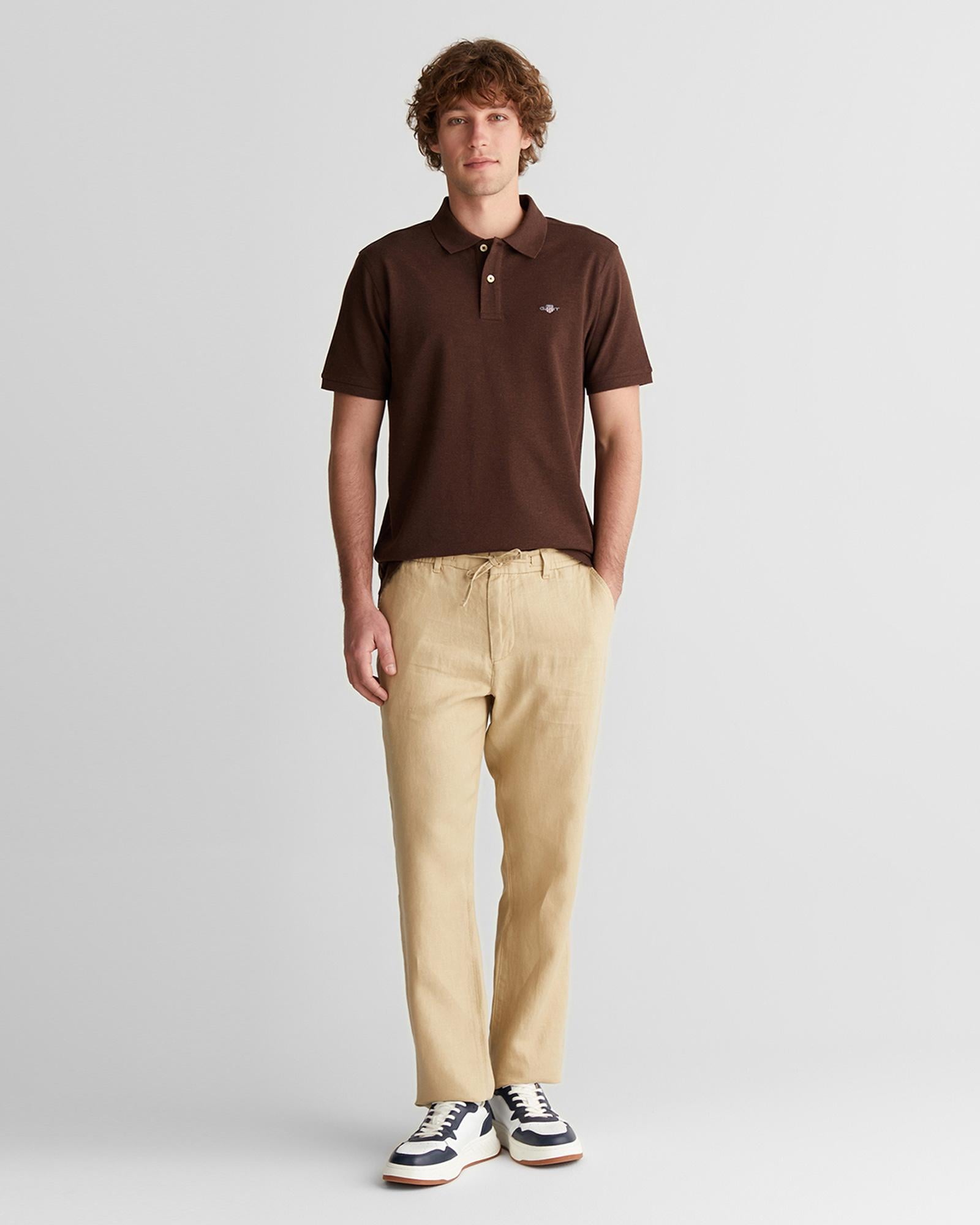 GANT Erkek Bej Regular Fit Pantolon