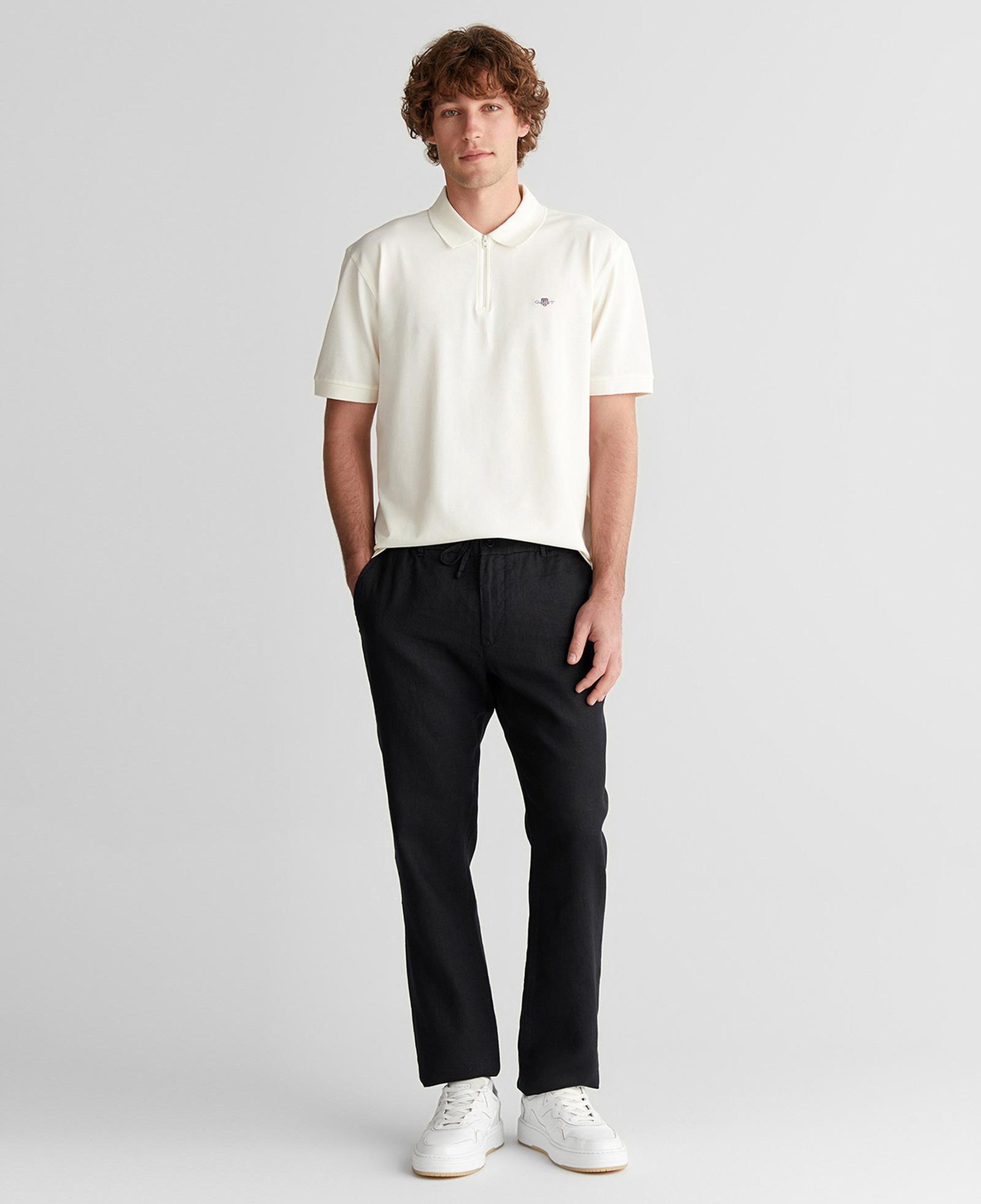 GANT Erkek Siyah Regular Fit Pantolon
