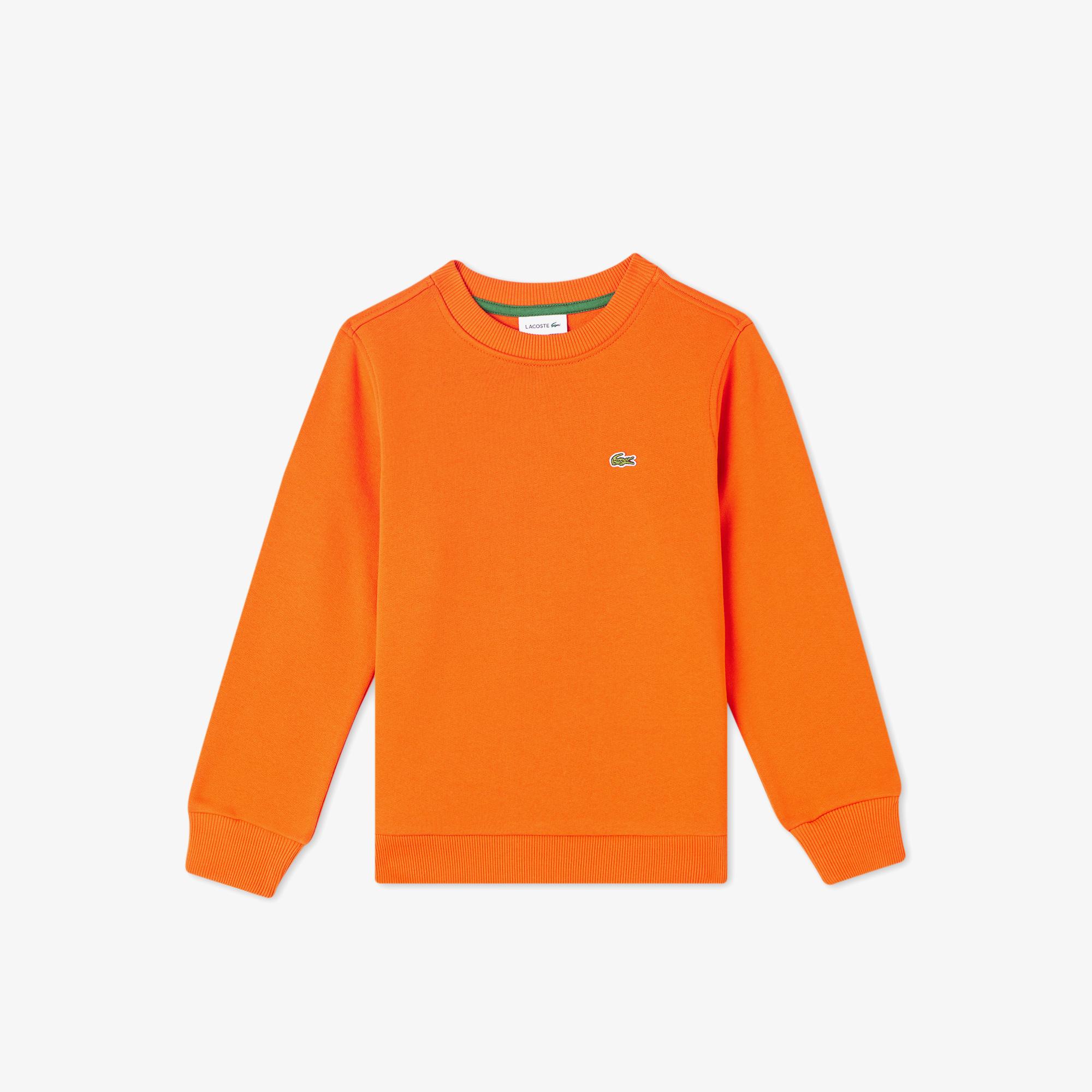 Çocuk Bisiklet Yaka Turuncu Sweatshirt