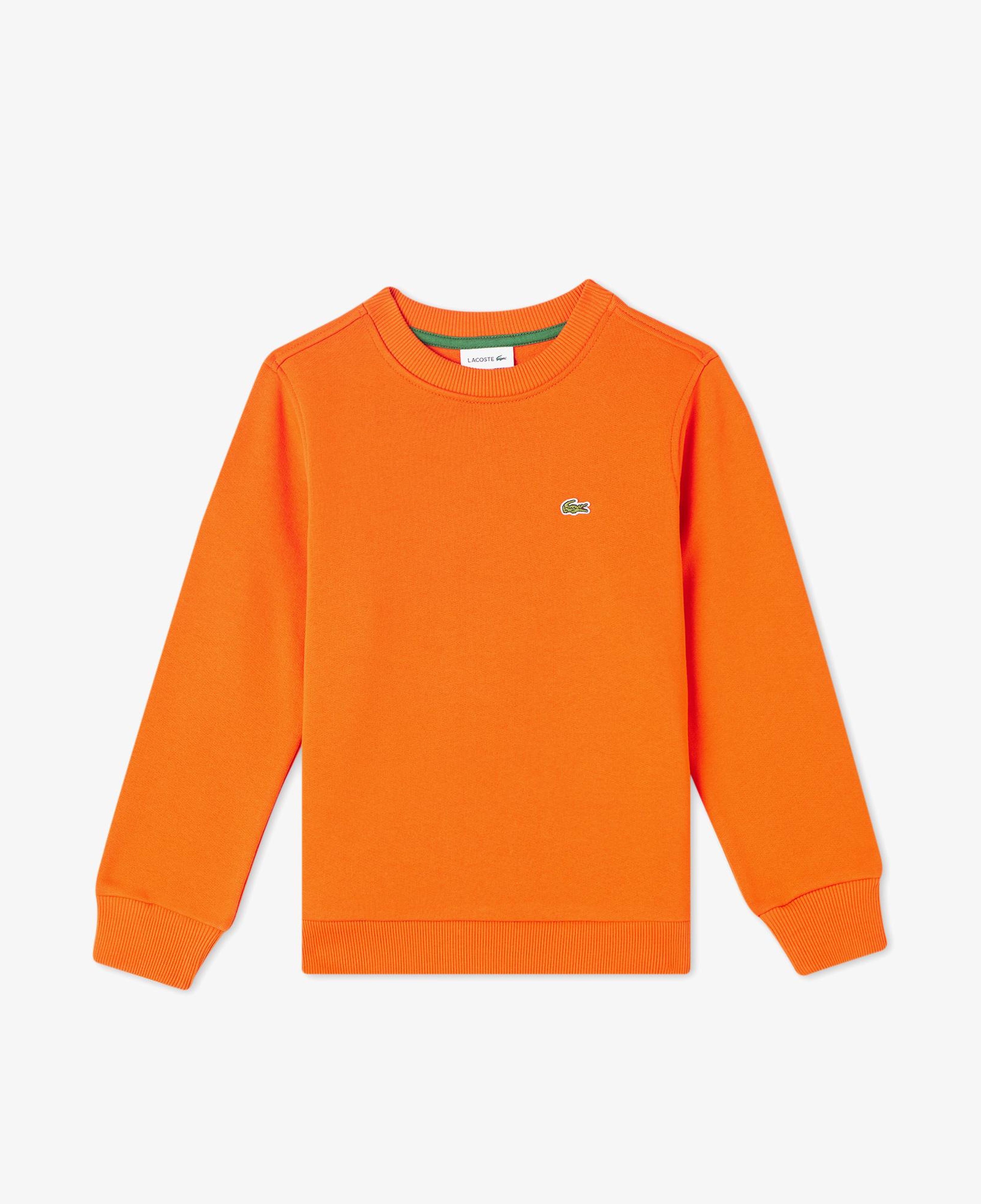 Çocuk Bisiklet Yaka Turuncu Sweatshirt