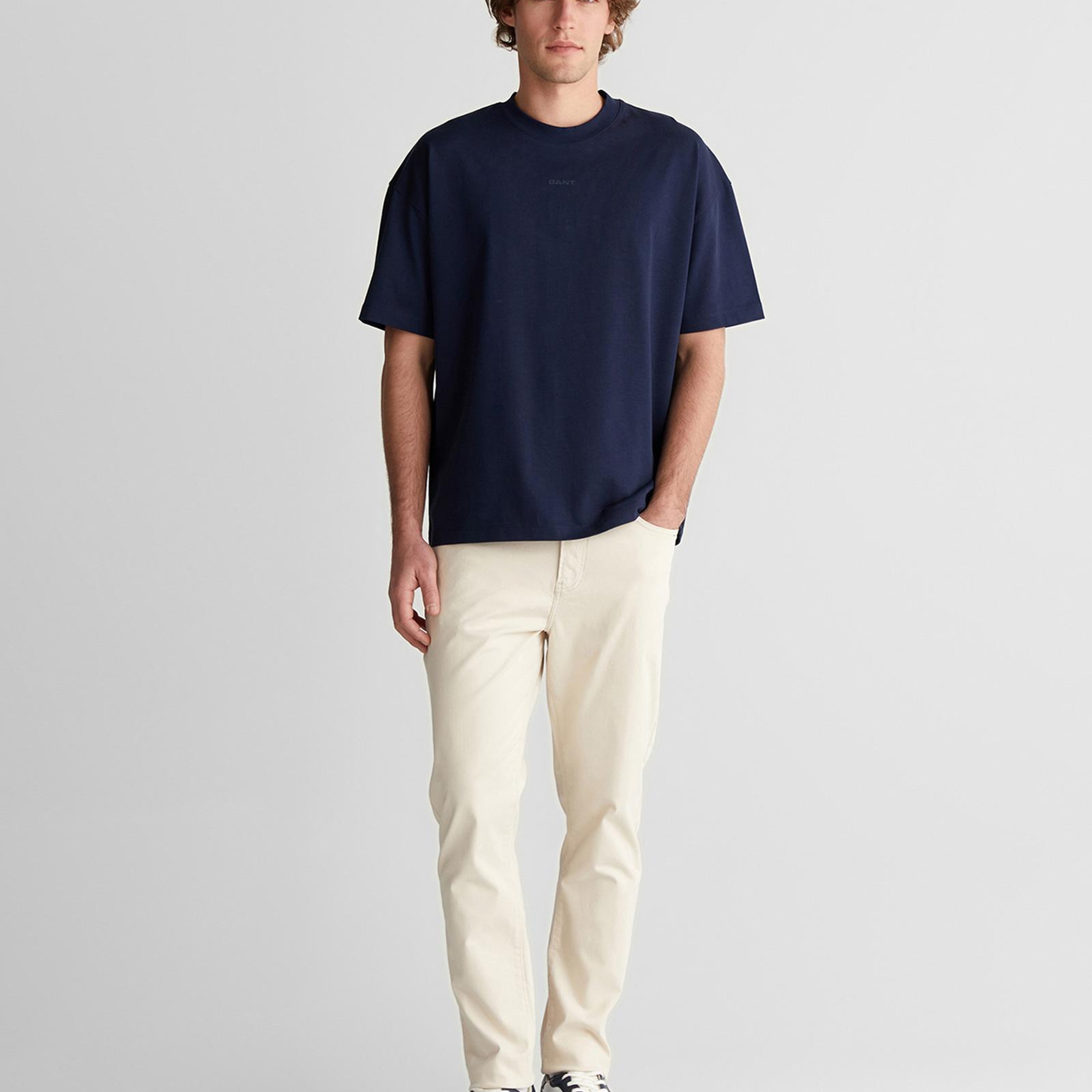 GANT Erkek Bej Slim Fit Pantolon