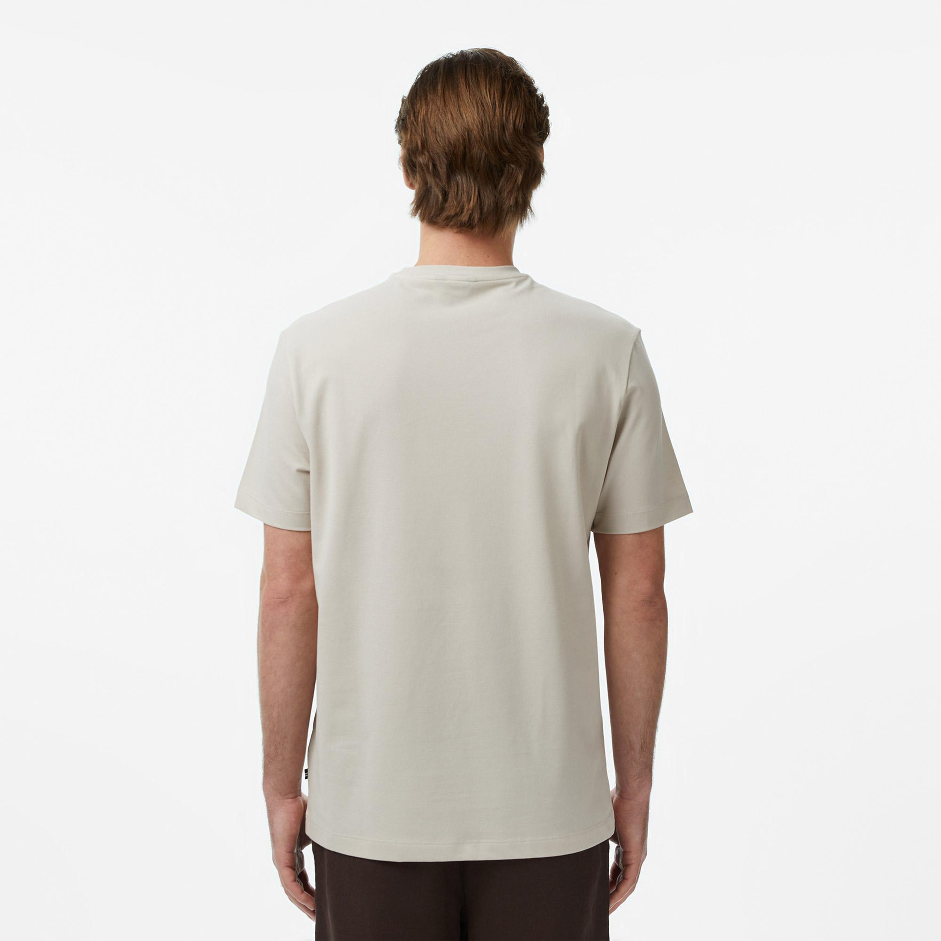 Nautica Erkek Bej Regular Fit T-Shirt