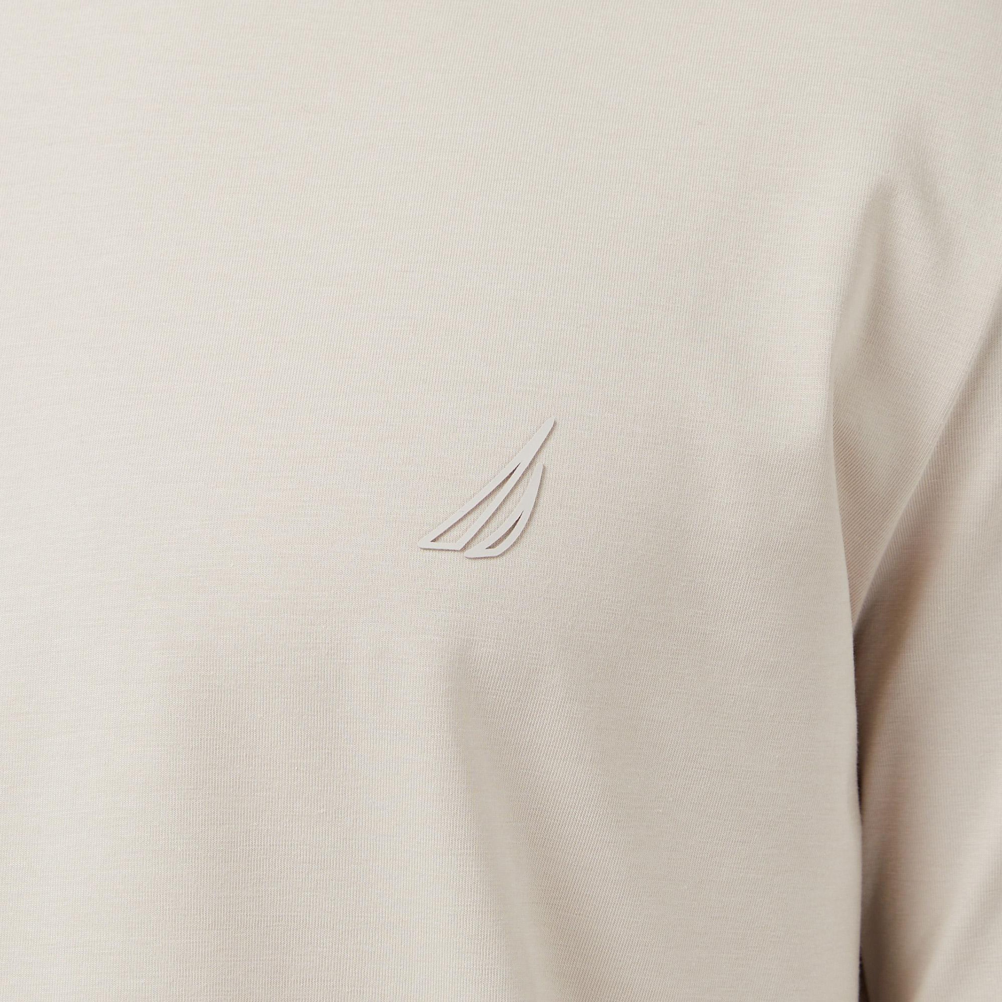 Nautica Erkek Bej Regular Fit T-Shirt