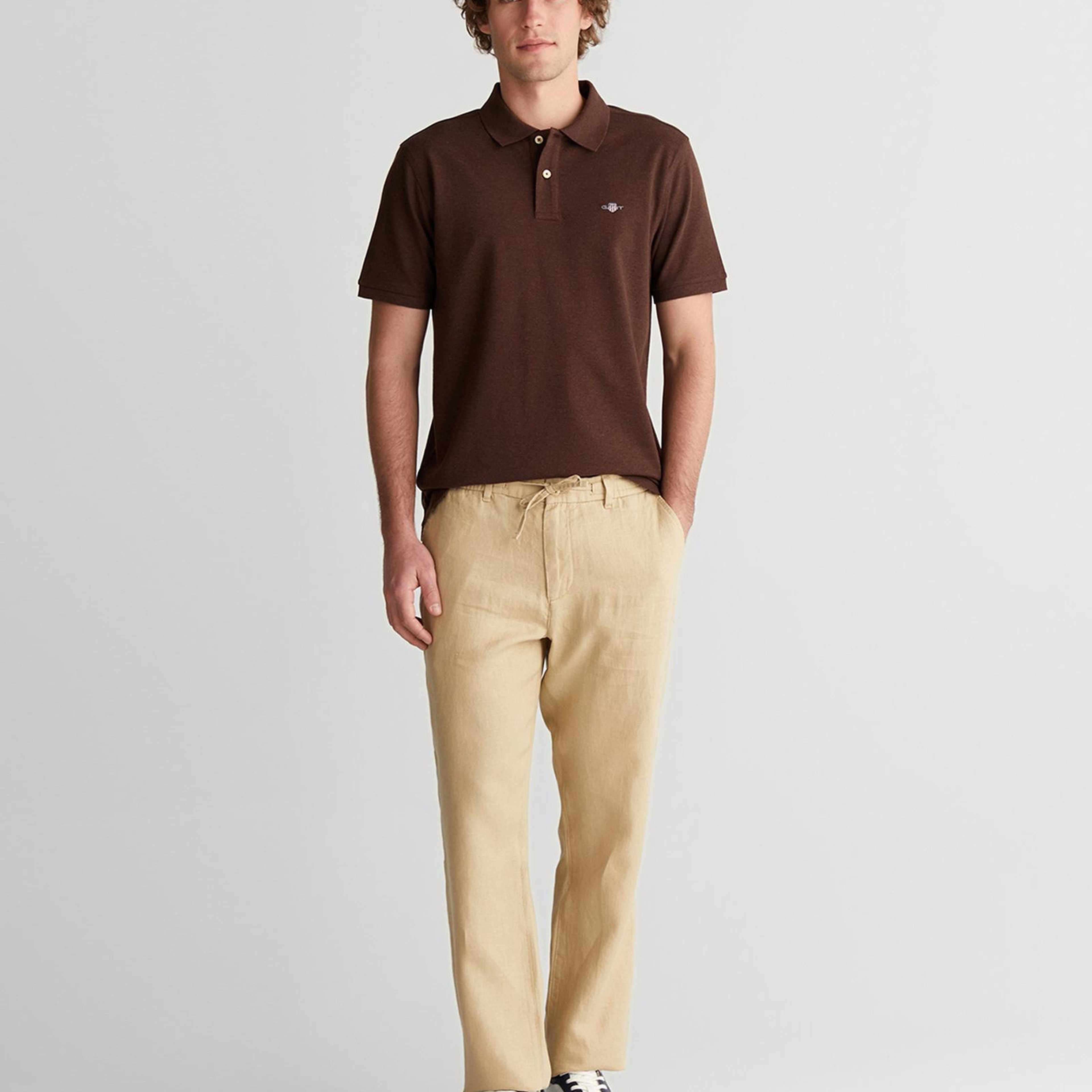 GANT Erkek Bej Regular Fit Pantolon