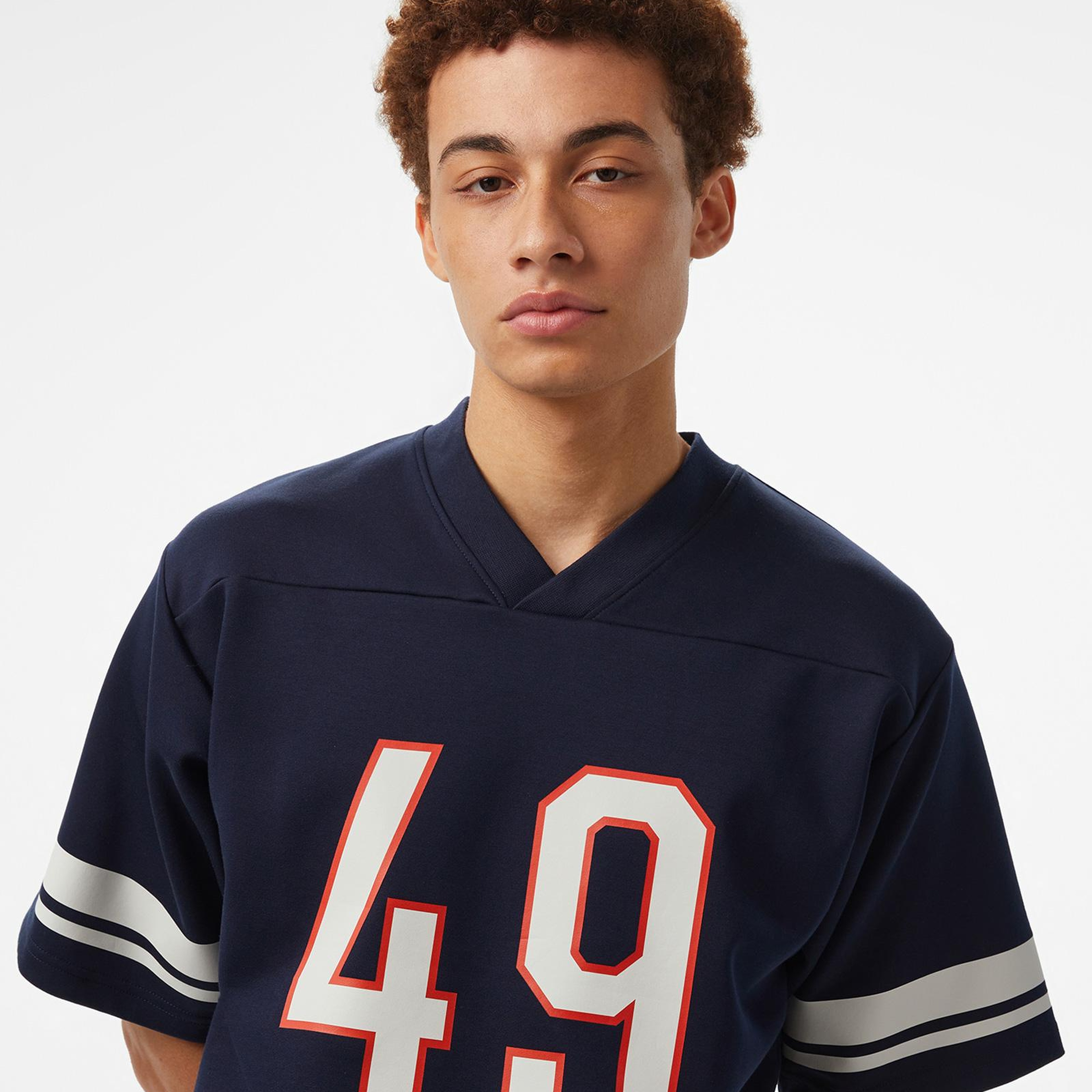 GANT Erkek Lacivert Oversize Fit T-Shirt