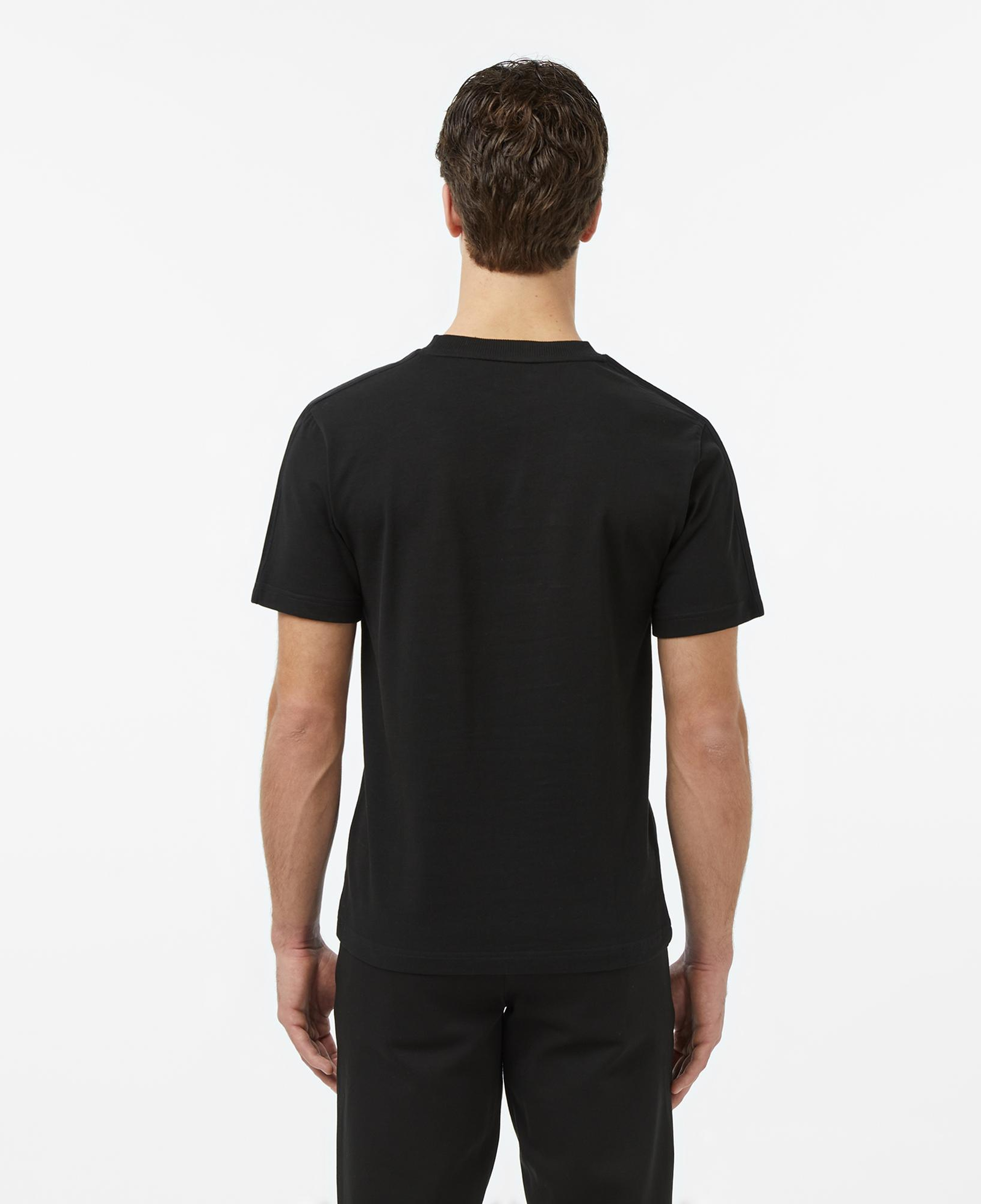 Erkek Regular Fit Bisiklet Yaka Siyah T-Shirt