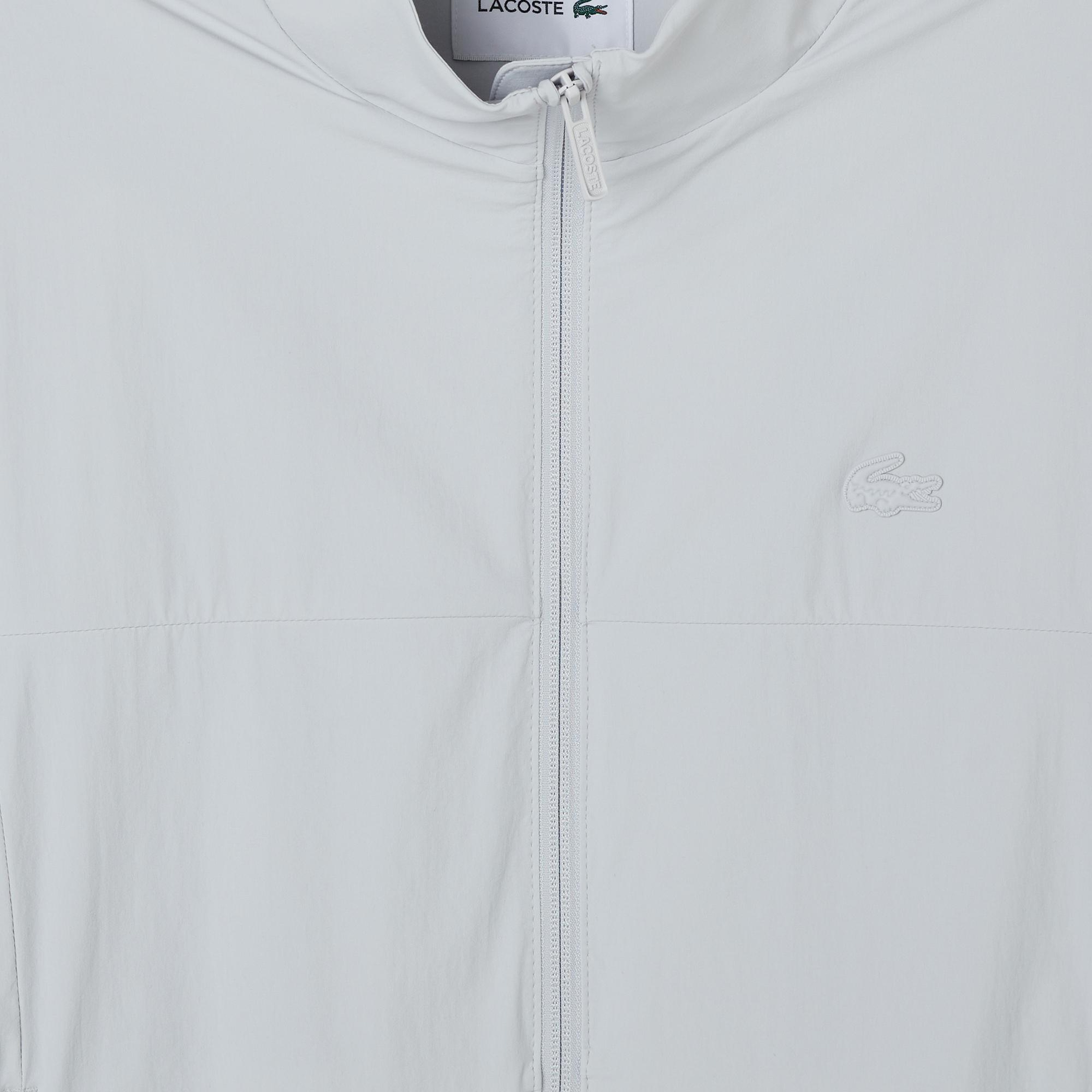 Erkek Regular Fit Dik Yaka Gri Mont
