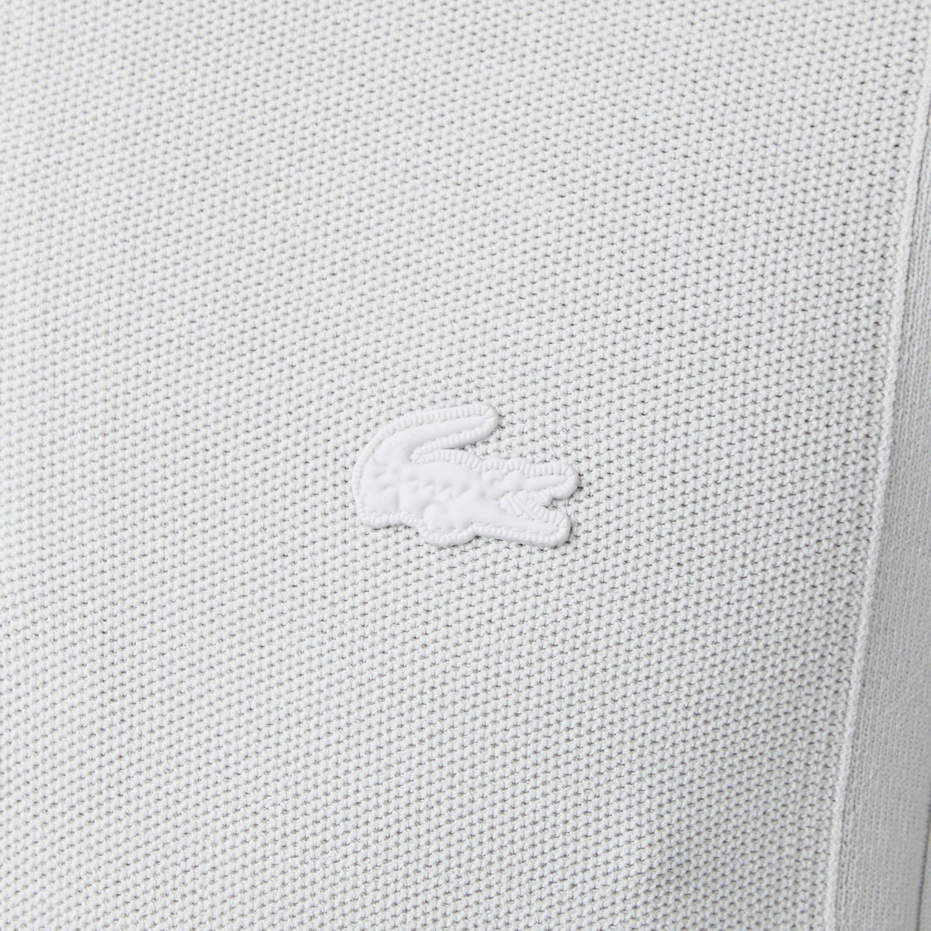Erkek Classic Fit Kısa Kollu Polo Yaka Gri Triko