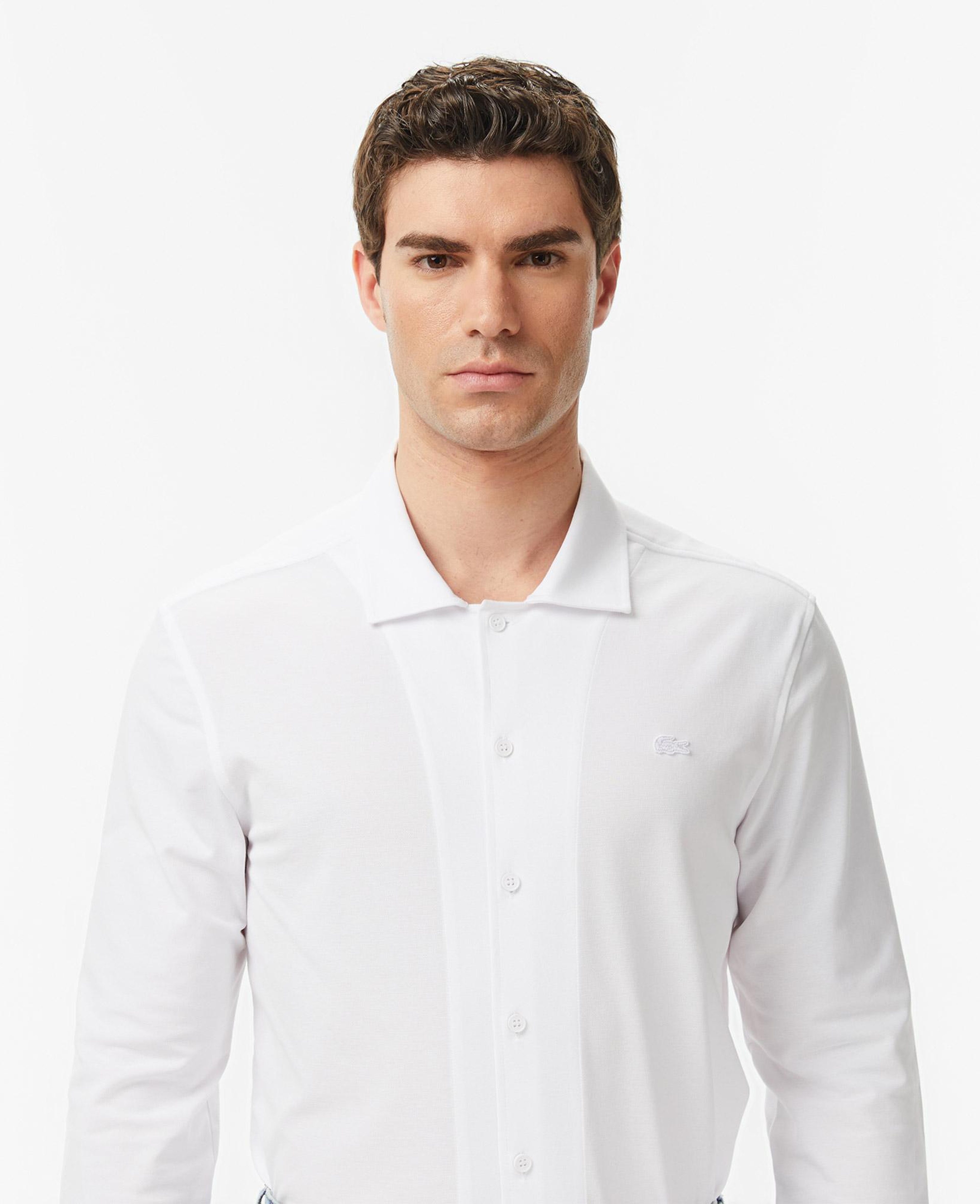 Erkek Slim Fit Beyaz Gömlek