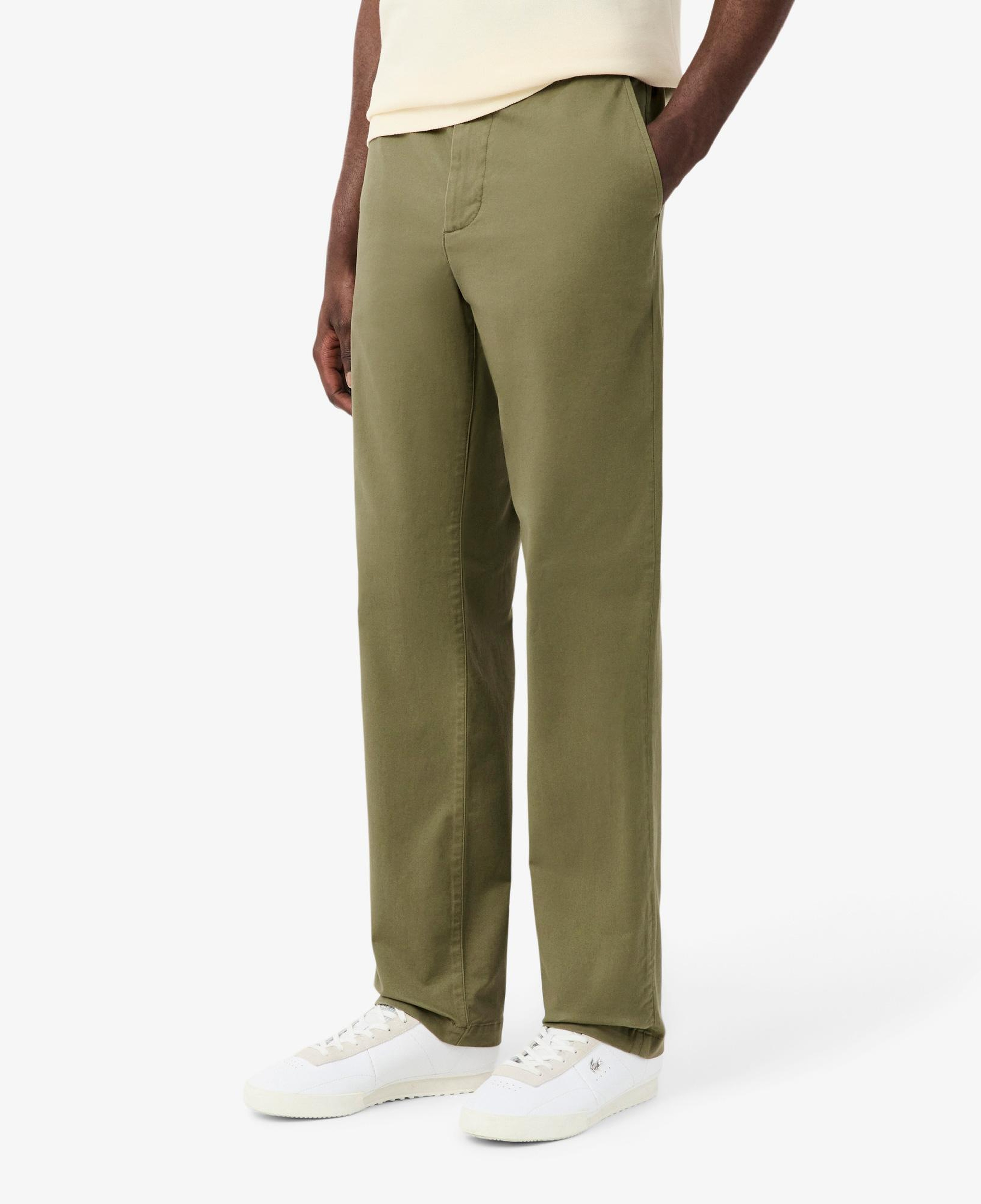 Erkek Regular Fit Haki Pantolon