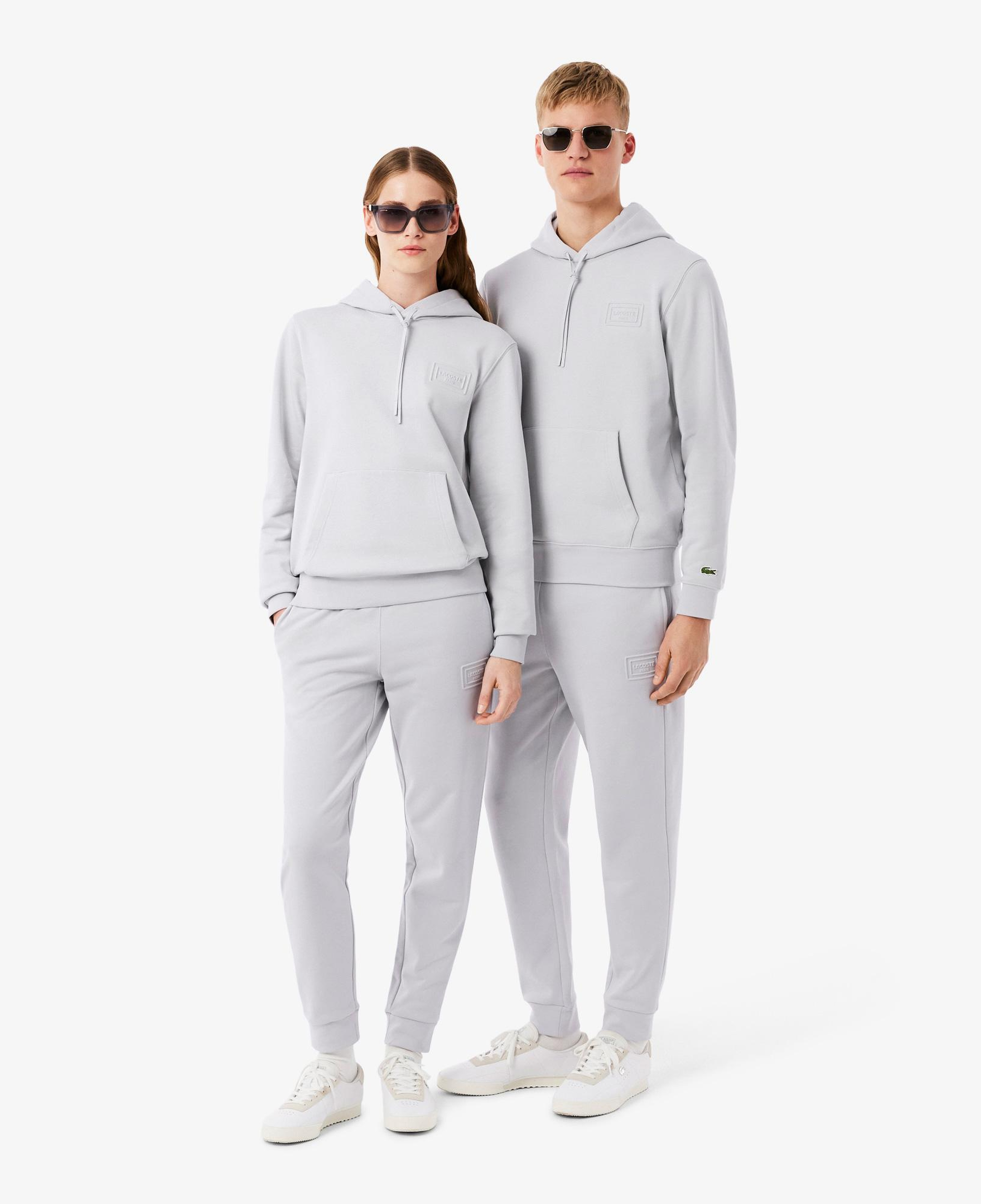 Unisex Tapered Fit Gri Eşofman Altı