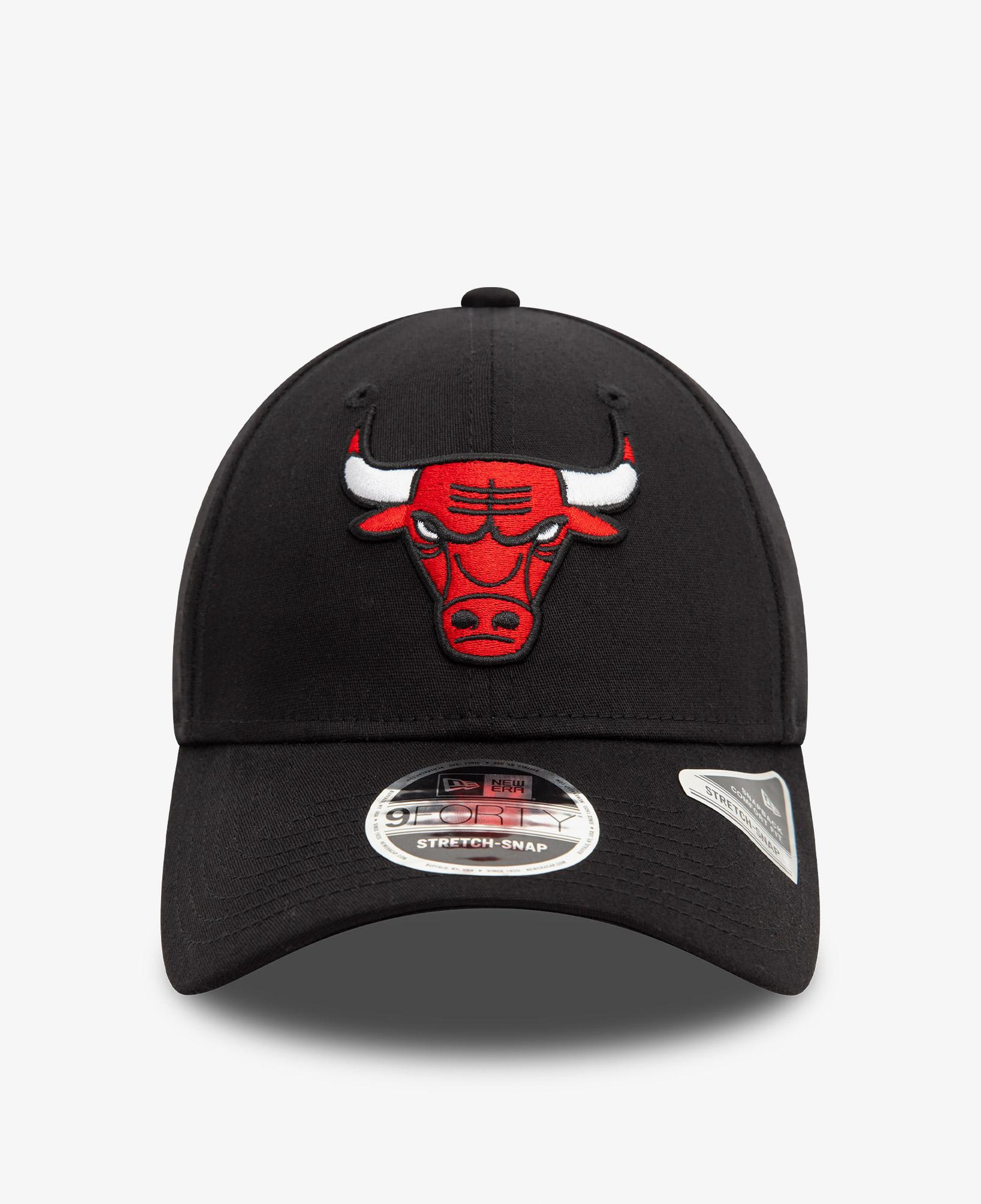 New Era 9Forty Stretch Snap Bulls Unisex Siyah Şapka