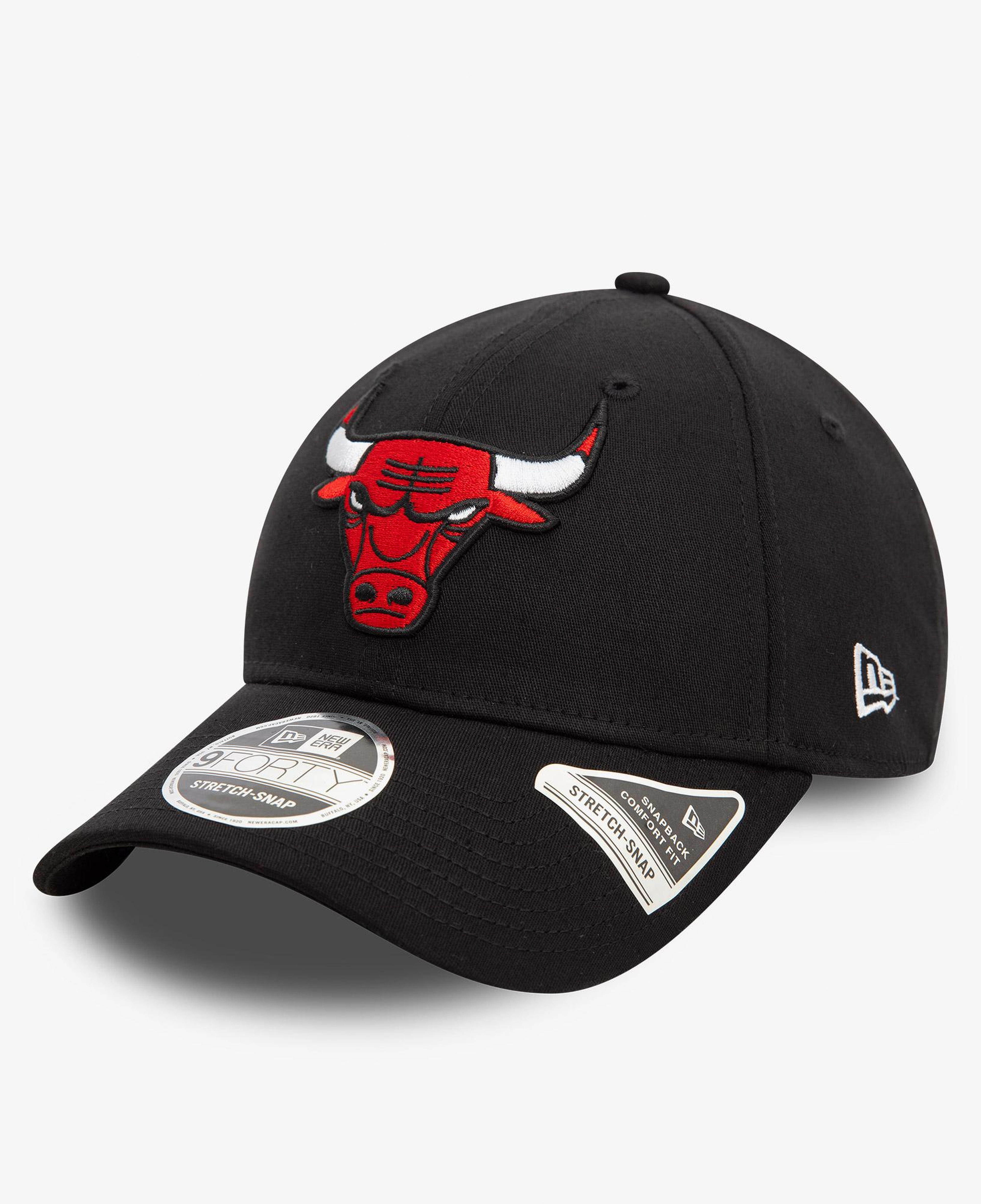 New Era 9Forty Stretch Snap Bulls Unisex Siyah Şapka
