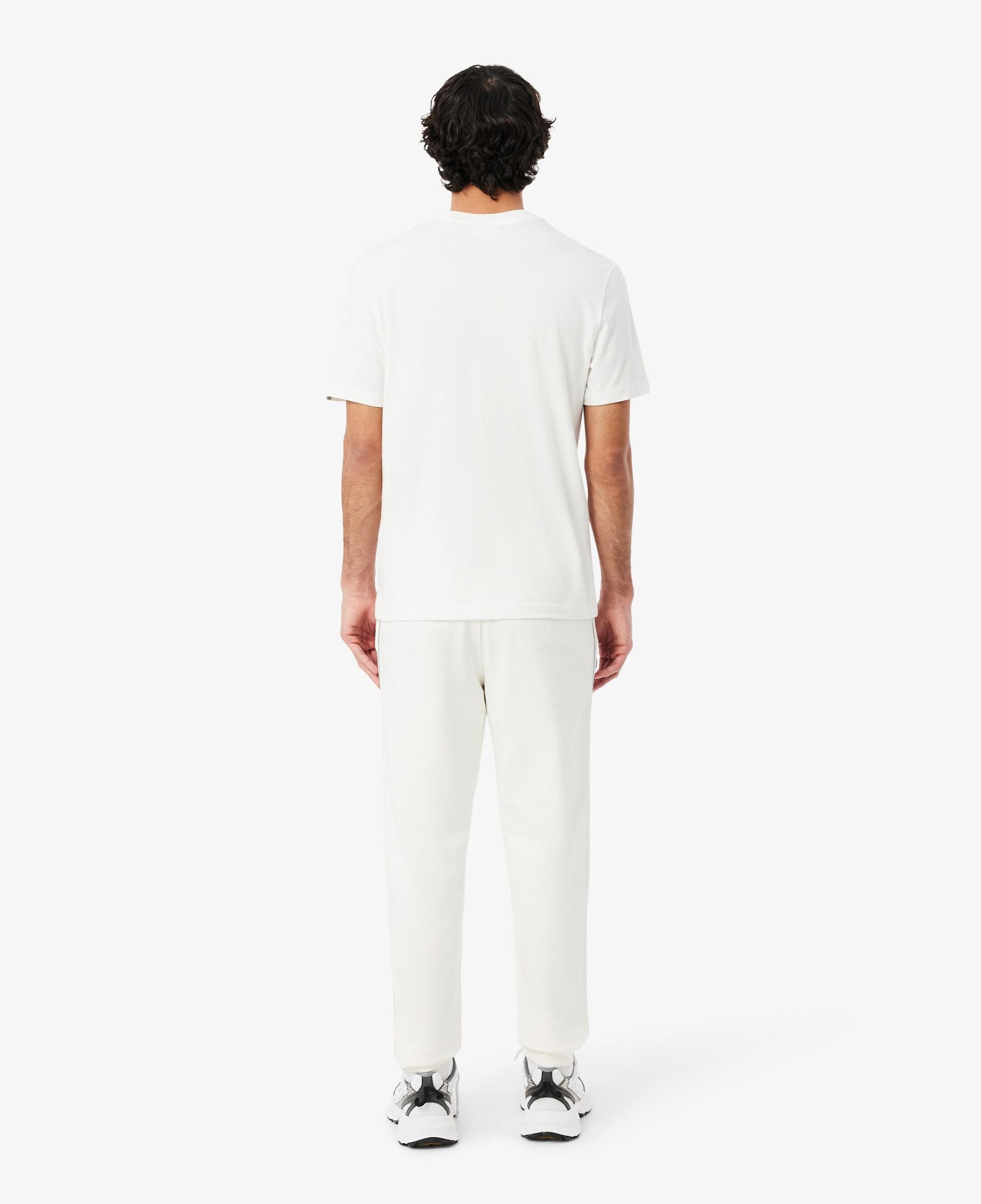 Erkek Tapered Fit Beyaz Eşofman Altı