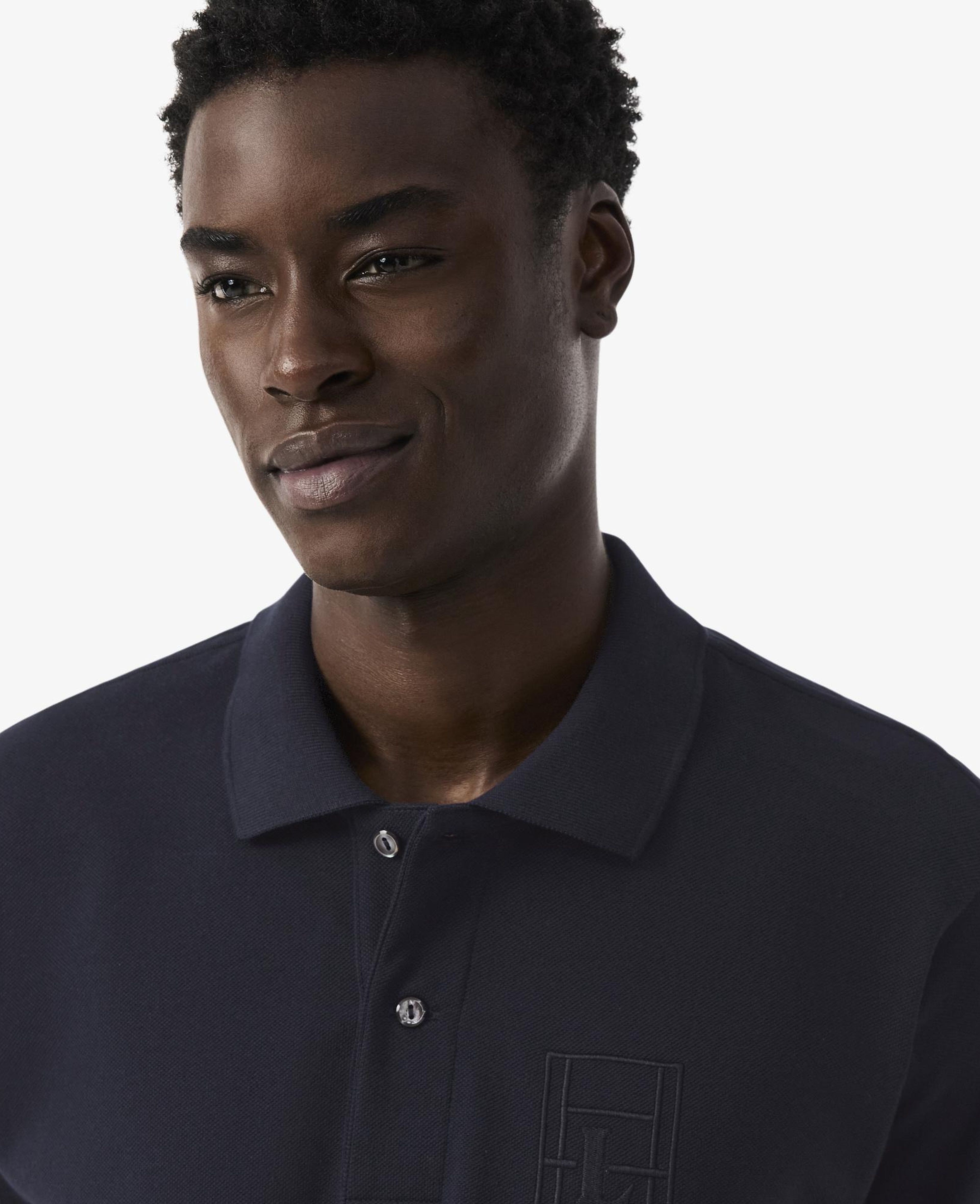 Erkek Classic Fit Koyu Gri Polo