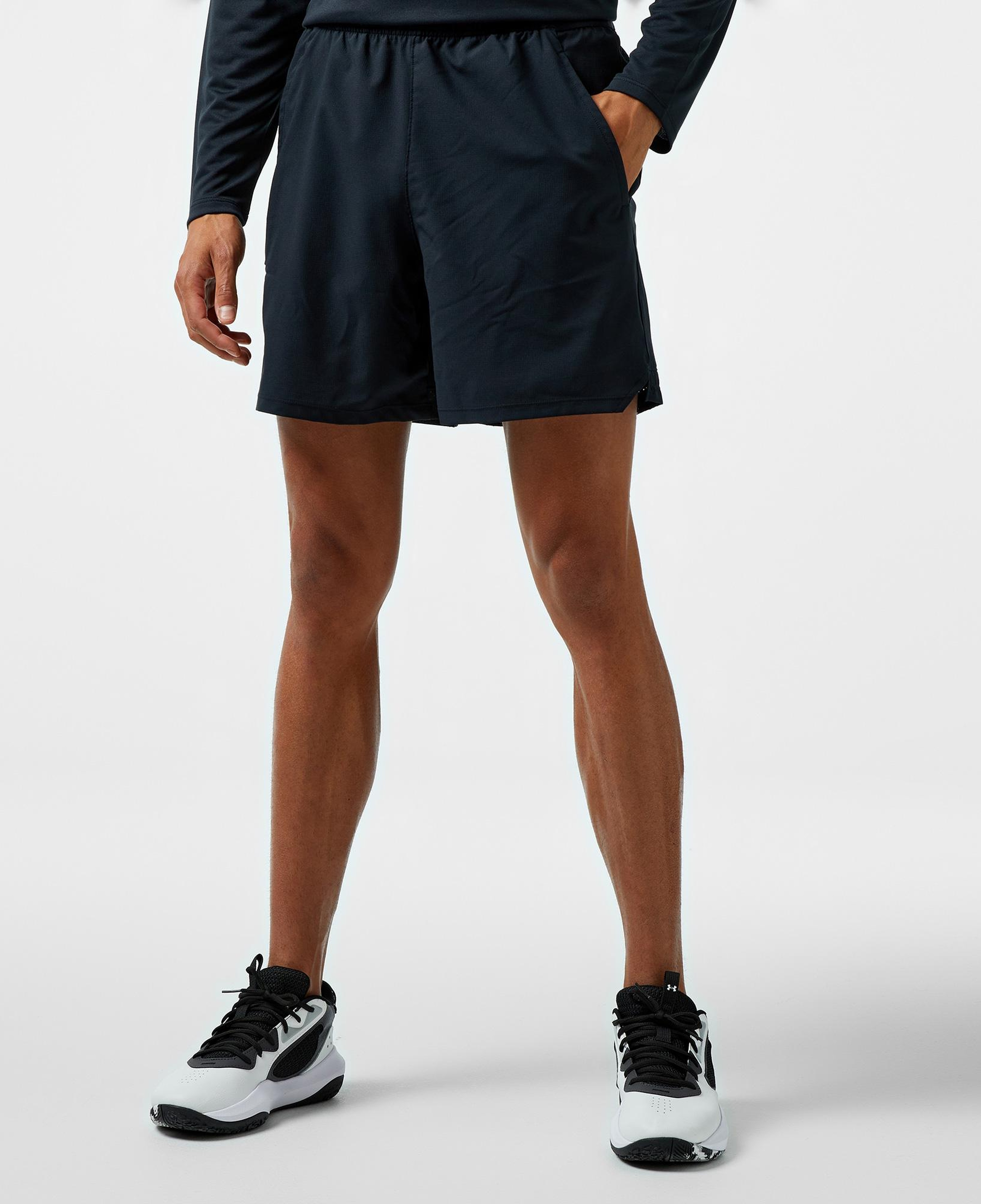 Under Armour Vanish Woven 6in Erkek Siyah Antrenman Şortu