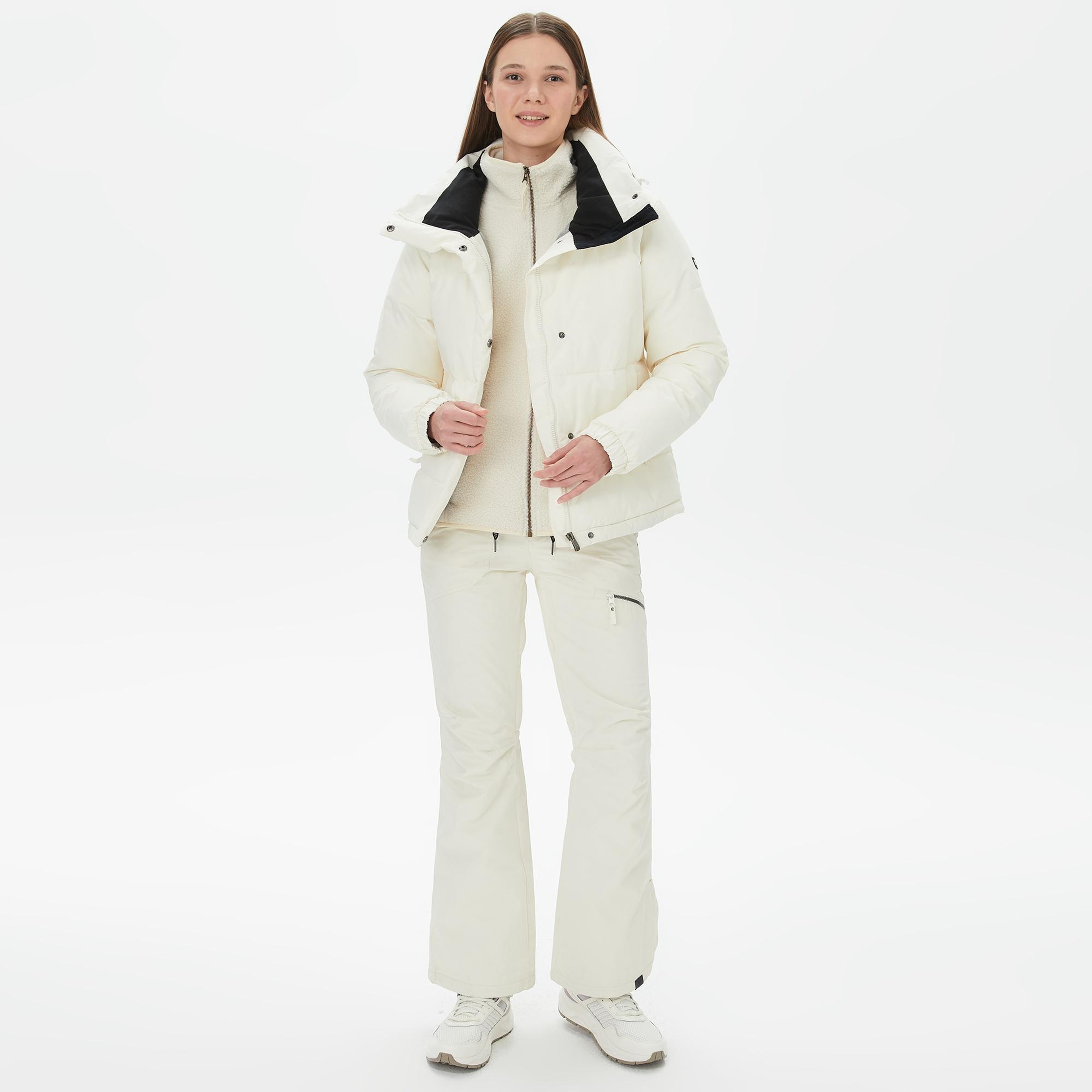 Roxy Winter Rebel Kadın Beyaz Kayak Montu