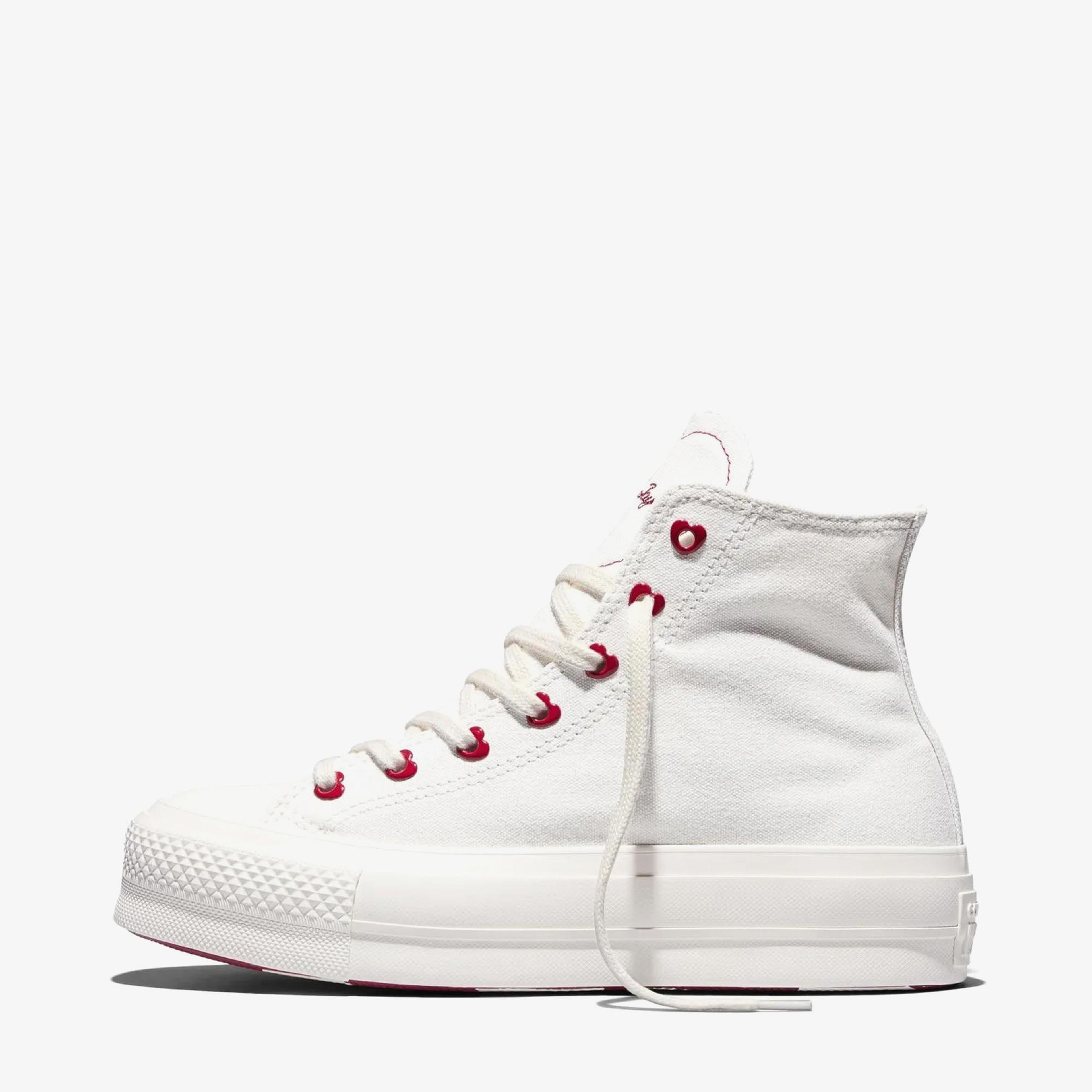 Converse Valentine's Day Chuck Taylor All Star Lift Kadın Krem Sneaker