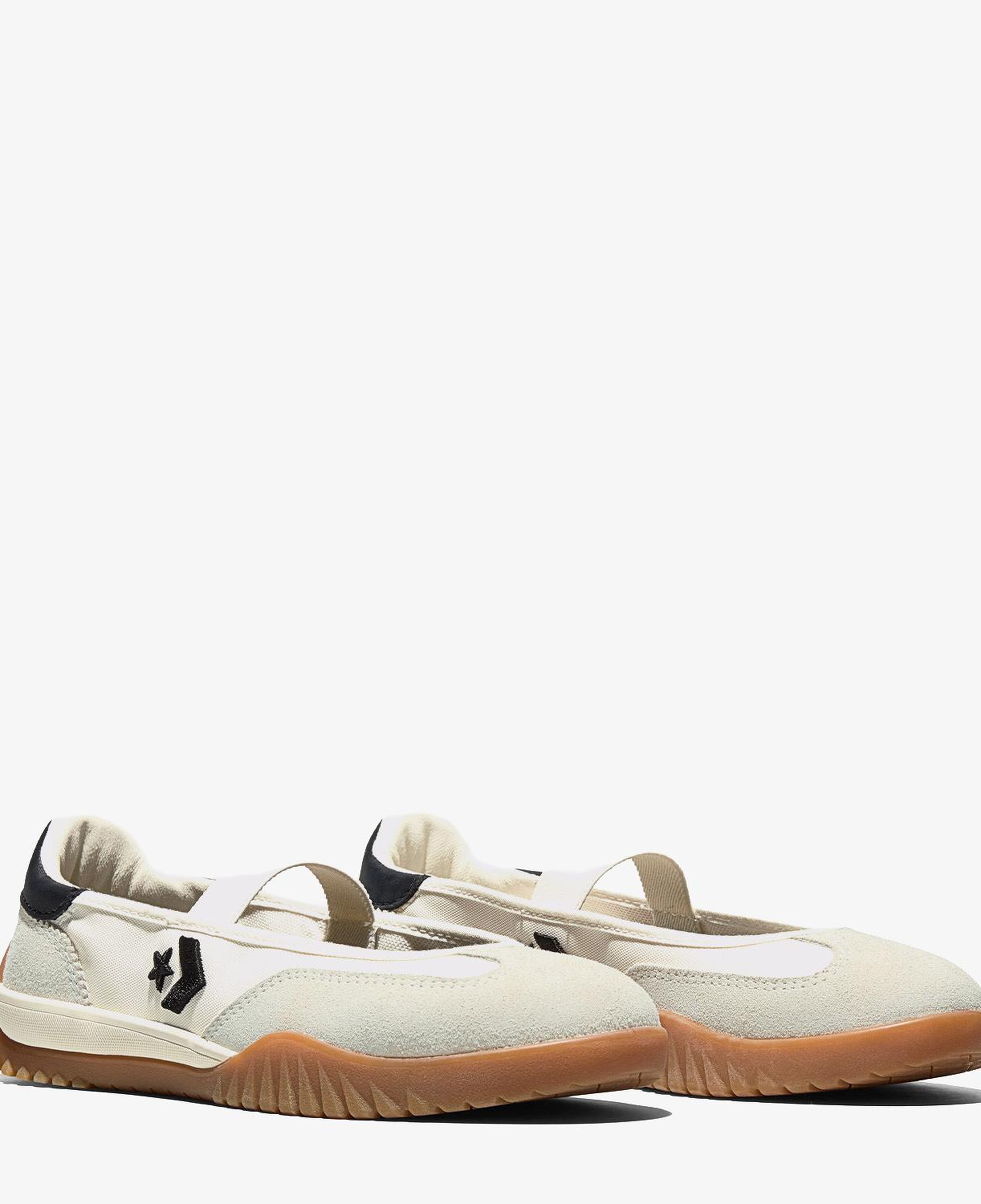 Converse Run Star Trainer Unisex Krem Süet Babet